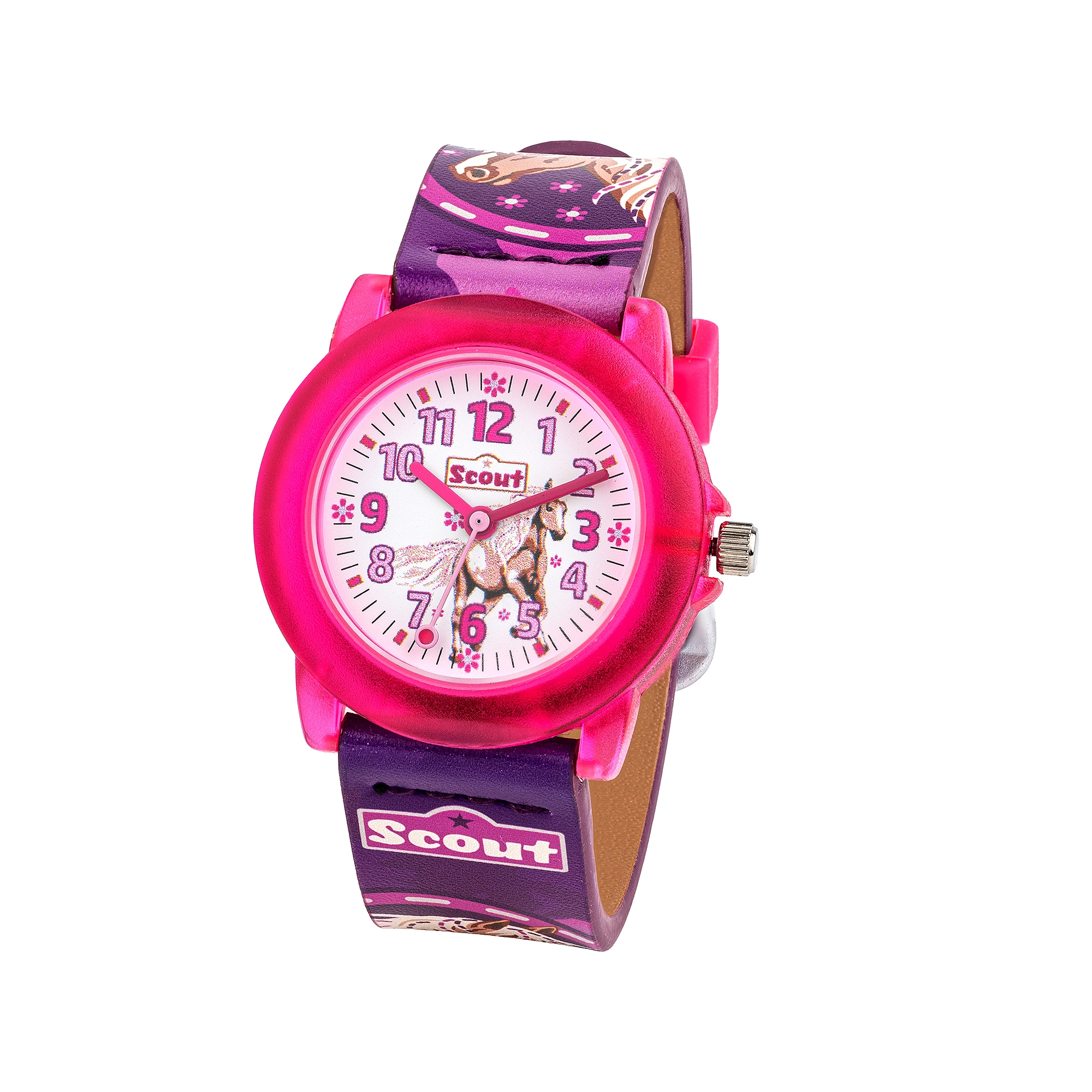 Scout Quarzuhr »Crystal, 280305042« Armbanduhr, Kinderuhr, Geschenkidee, Schulanfang, Mädchen, Pferd