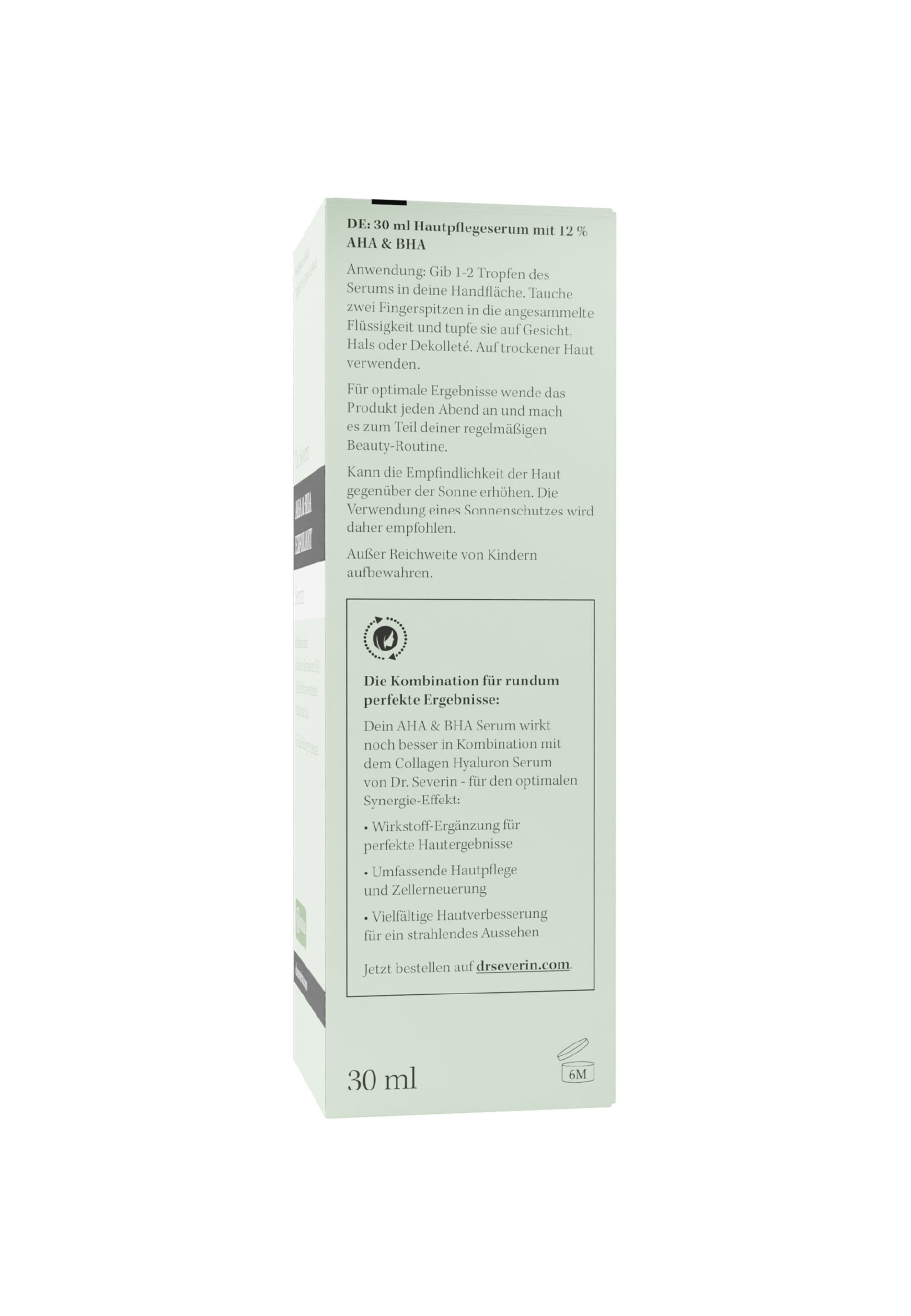 Dr. Severin Gesichtsfluid »AHA & BHA« mit effektiver Exfoliating-Formel