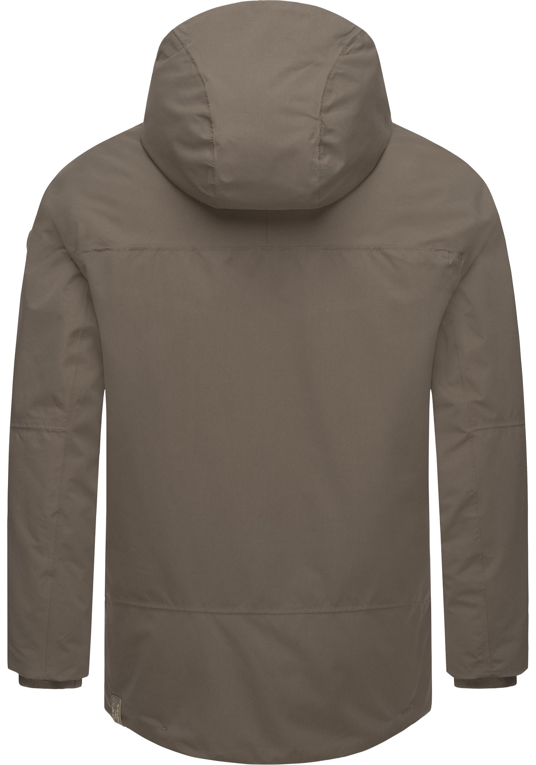 Ragwear Winterjacke »Hatar«, mit Kapuze, Wasserdichte Herren Outdoorjacke mit großer Kapuze