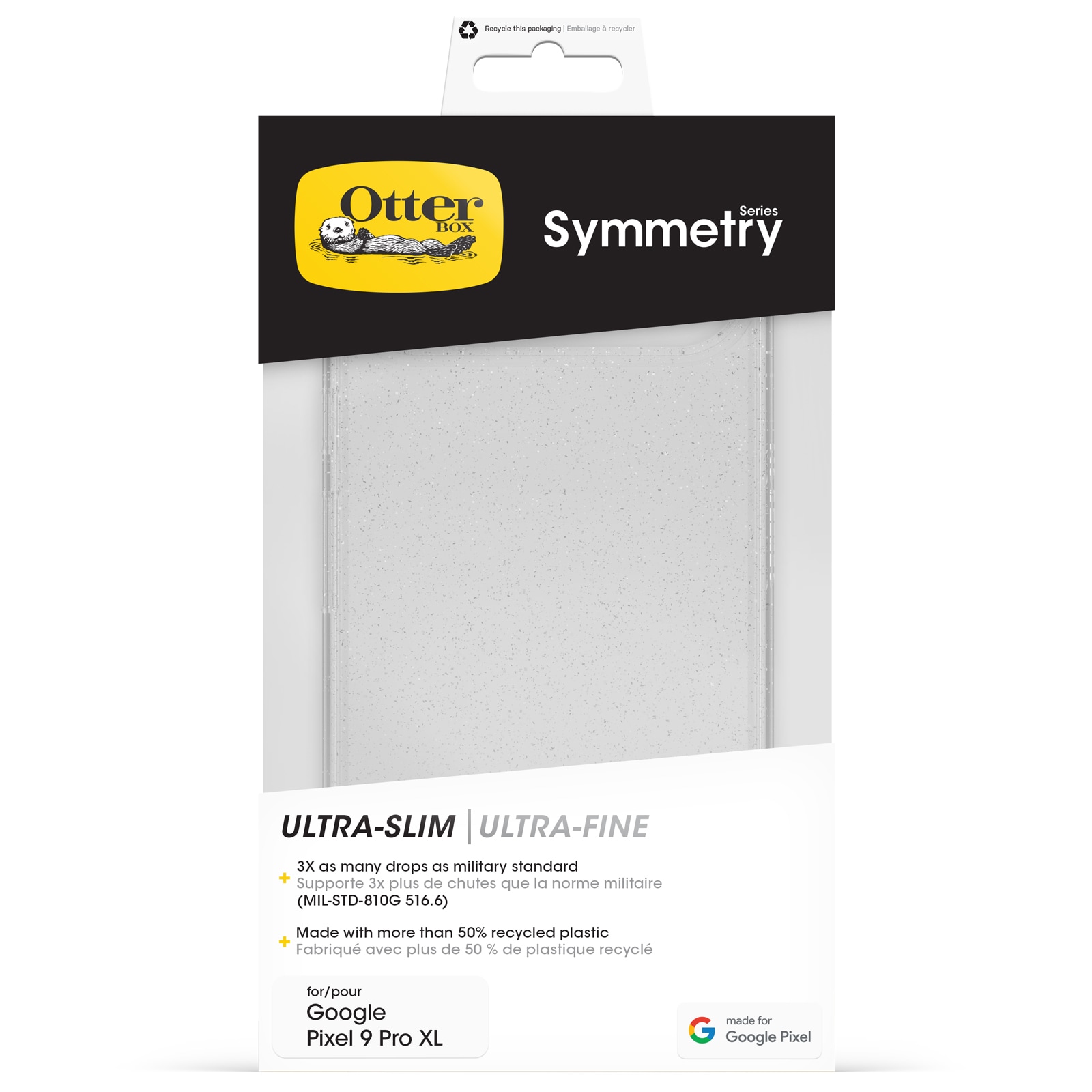 Otterbox Handyhülle »Symmetry für Google Pixel 9 Pro XL«, Backcover, Schutzhülle, Handyschutzhülle, Case, Schutzcase, stoßfest