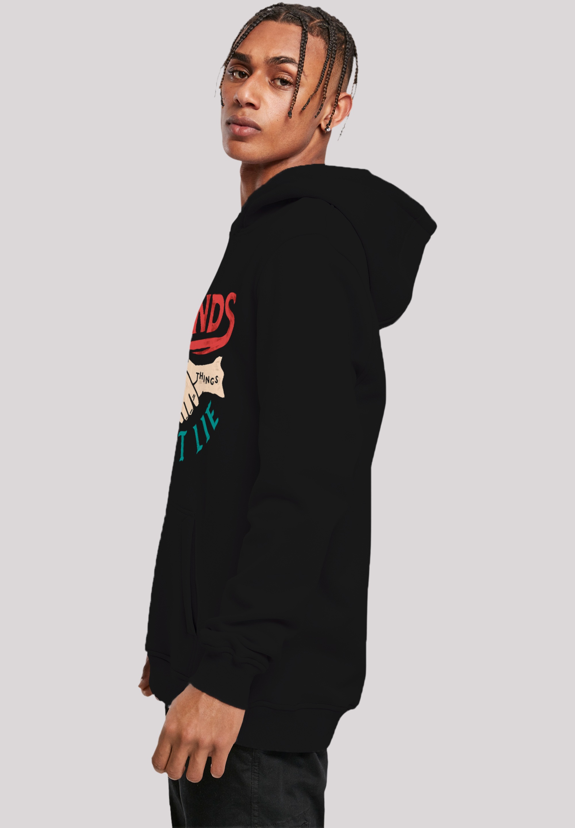 F4NT4STIC Kapuzenpullover »Stranger Things Friends Dont Lie Hands Netflix«, Premium Qualität