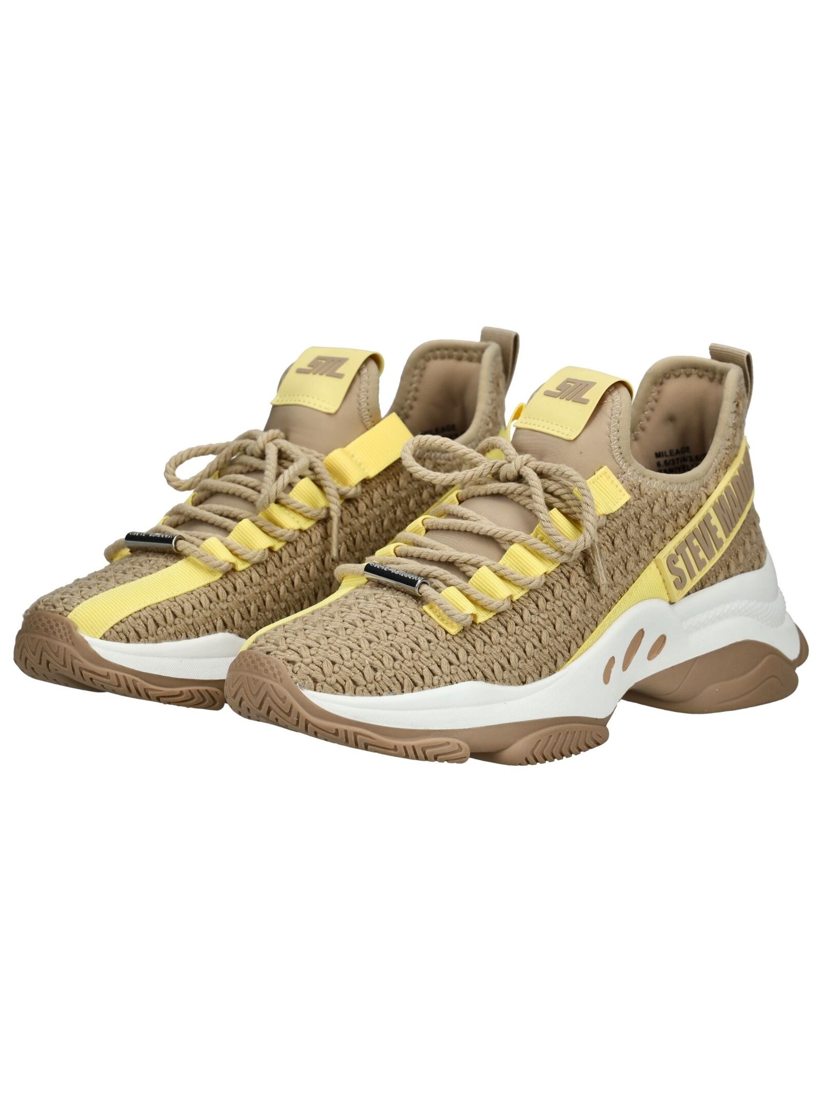 Steve Madden Mileage Sneaker Tan 37 3