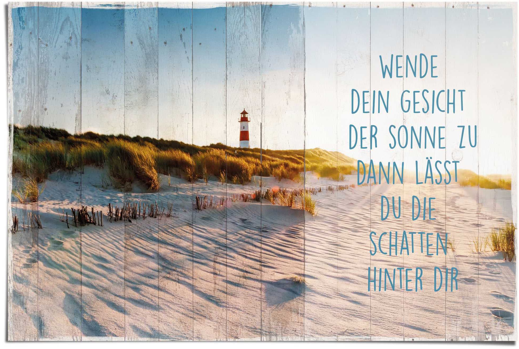 Reinders Poster "Sonne am Strand" 1 Stk. tlg. günstig online kaufen