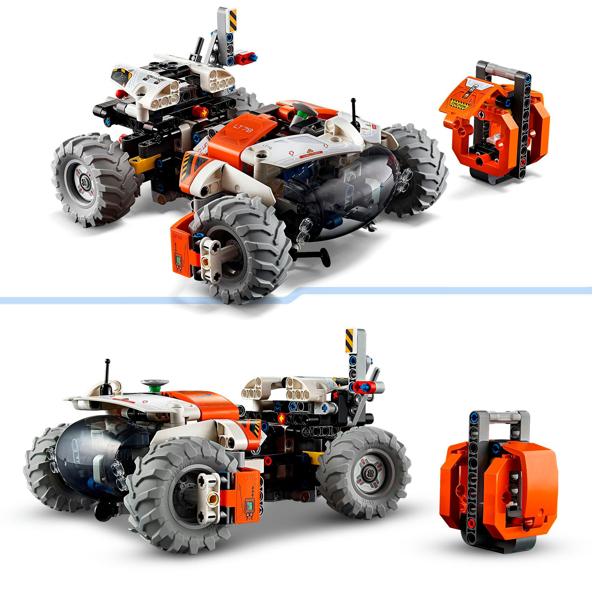 LEGO® Konstruktionsspielsteine »Weltraum Transportfahrzeug LT78 (42178), LEGO® Technic«, (435 St.), Made in Europe