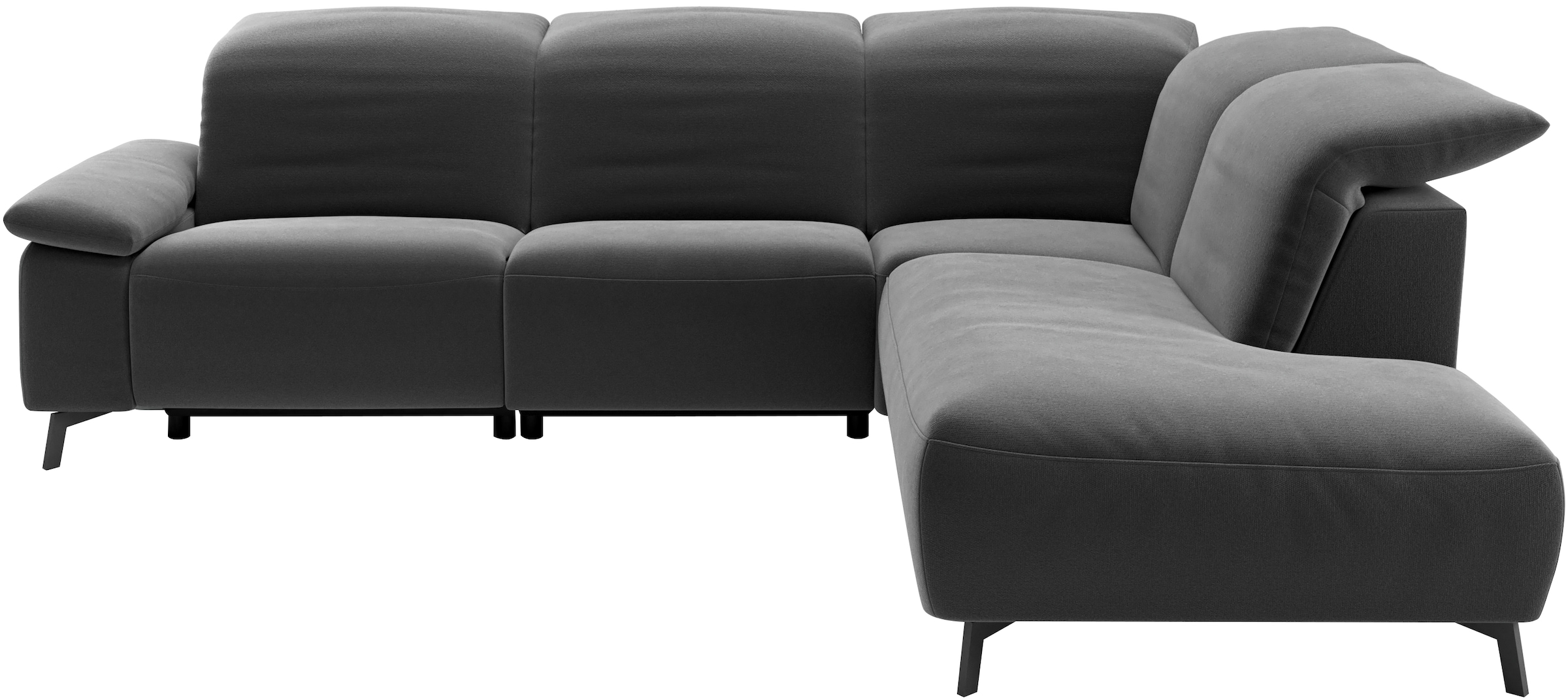 Musterring Ecksofa "MR 370, intelligenter Komfort im modernen Design" Optionale Relaxfunktion, flexible Kopfteile & klappbare Armlehnen