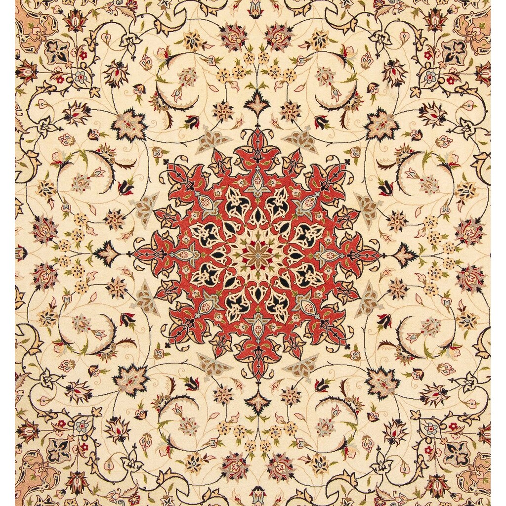 morgenland Orientteppich »Perser - Täbriz - Royal quadratisch - 209 x 208 cm - beige«, quadratisch