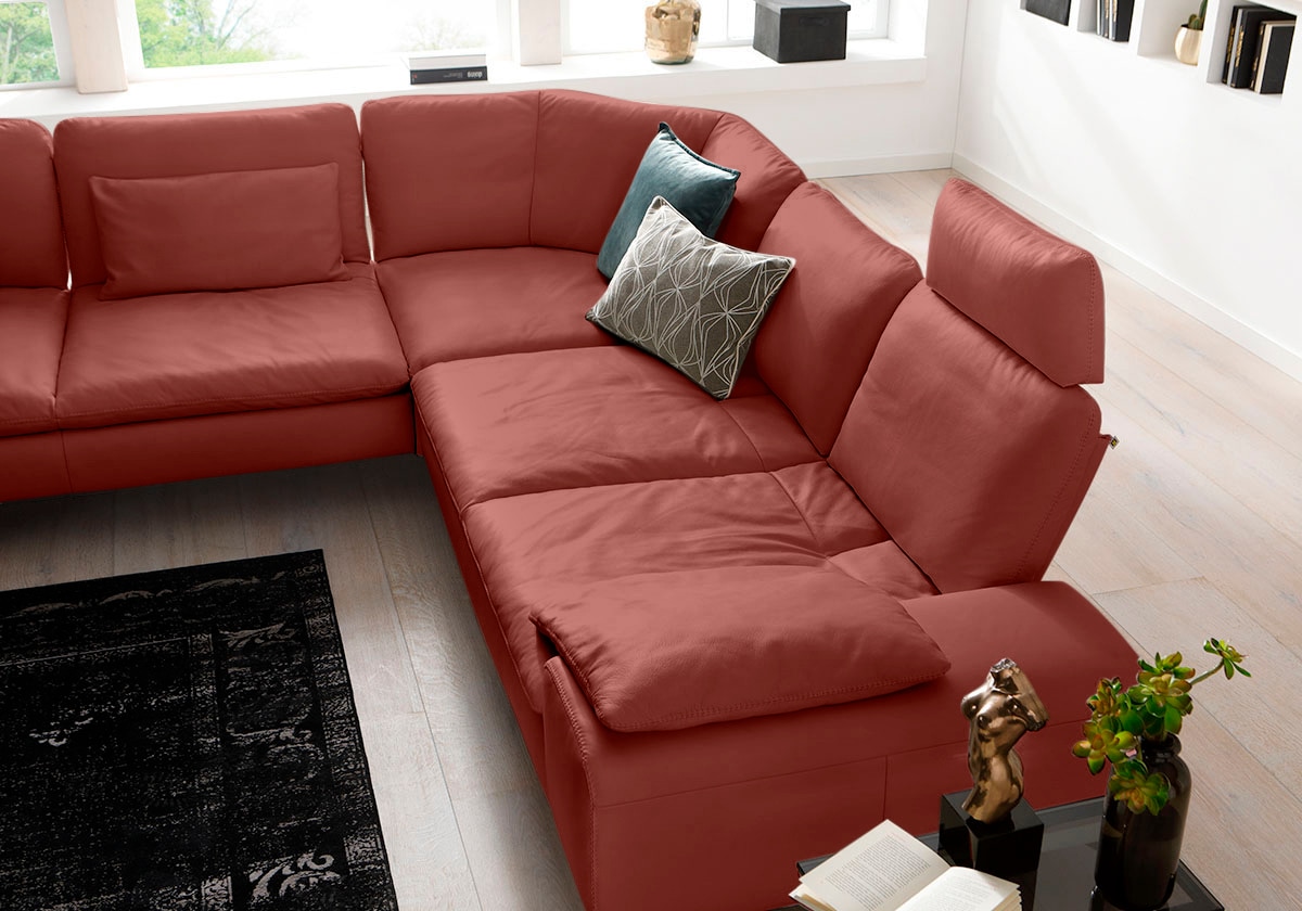 W.SCHILLIG Ecksofa »valentinoo, Designsofa, elegant und bequem, L-Form«, (Set), mit Sitztiefenverstellung, Breite 318 cm