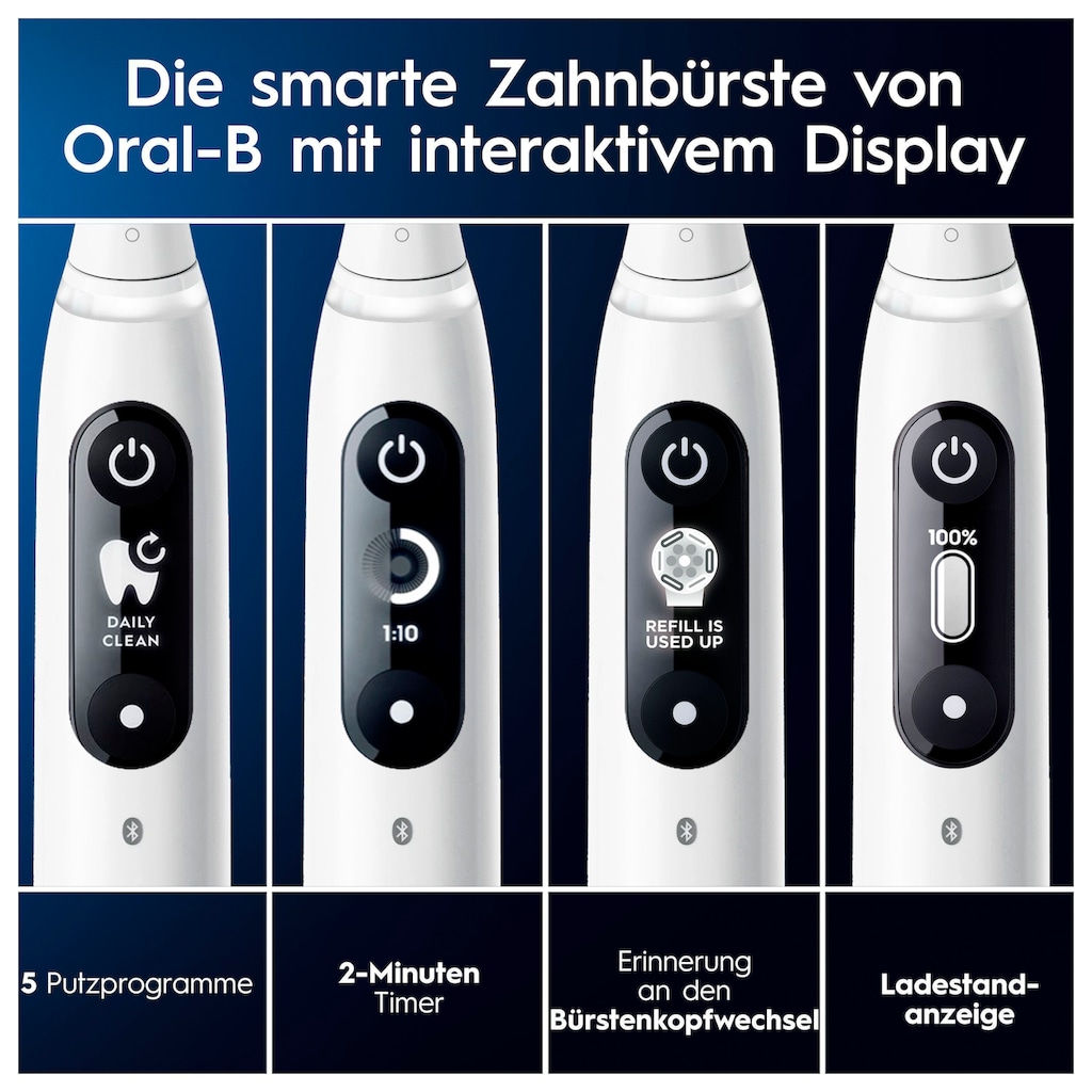 Oral-B Elektrische Zahnbürste »iO 7«, 2 St. Aufsteckbürsten