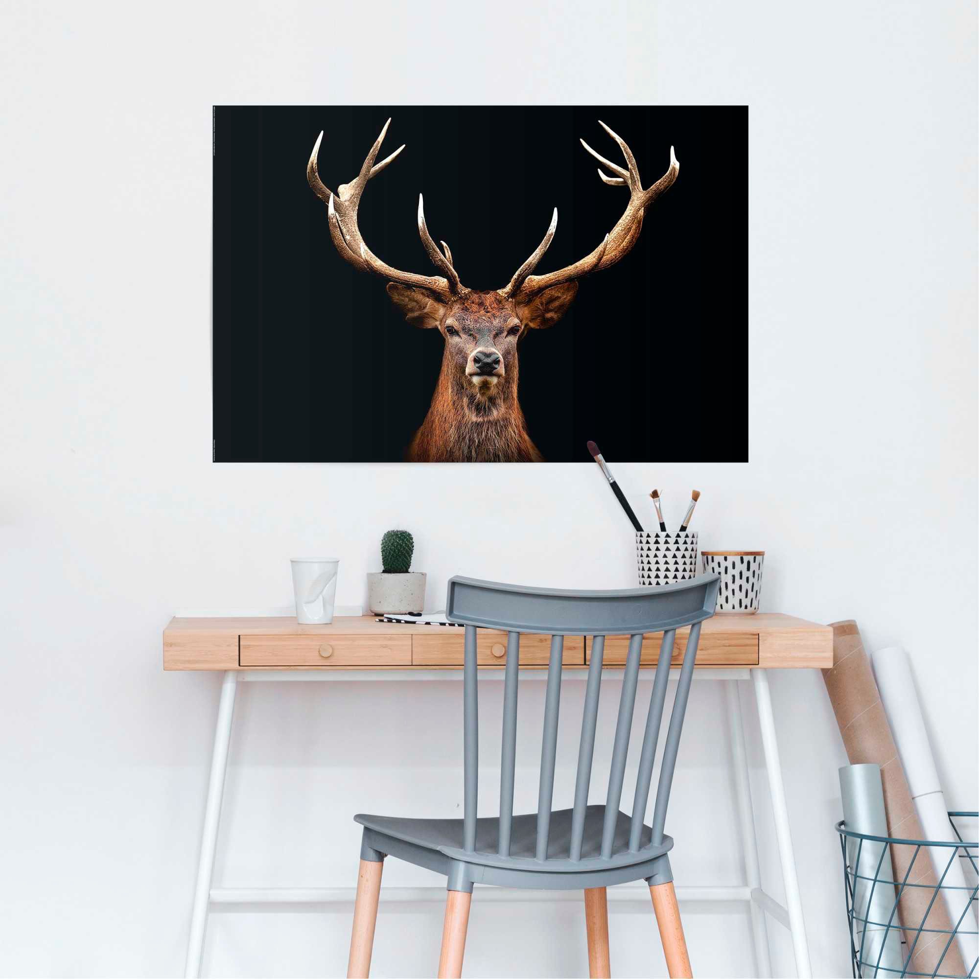 Reinders Poster "Hirsch" günstig online kaufen