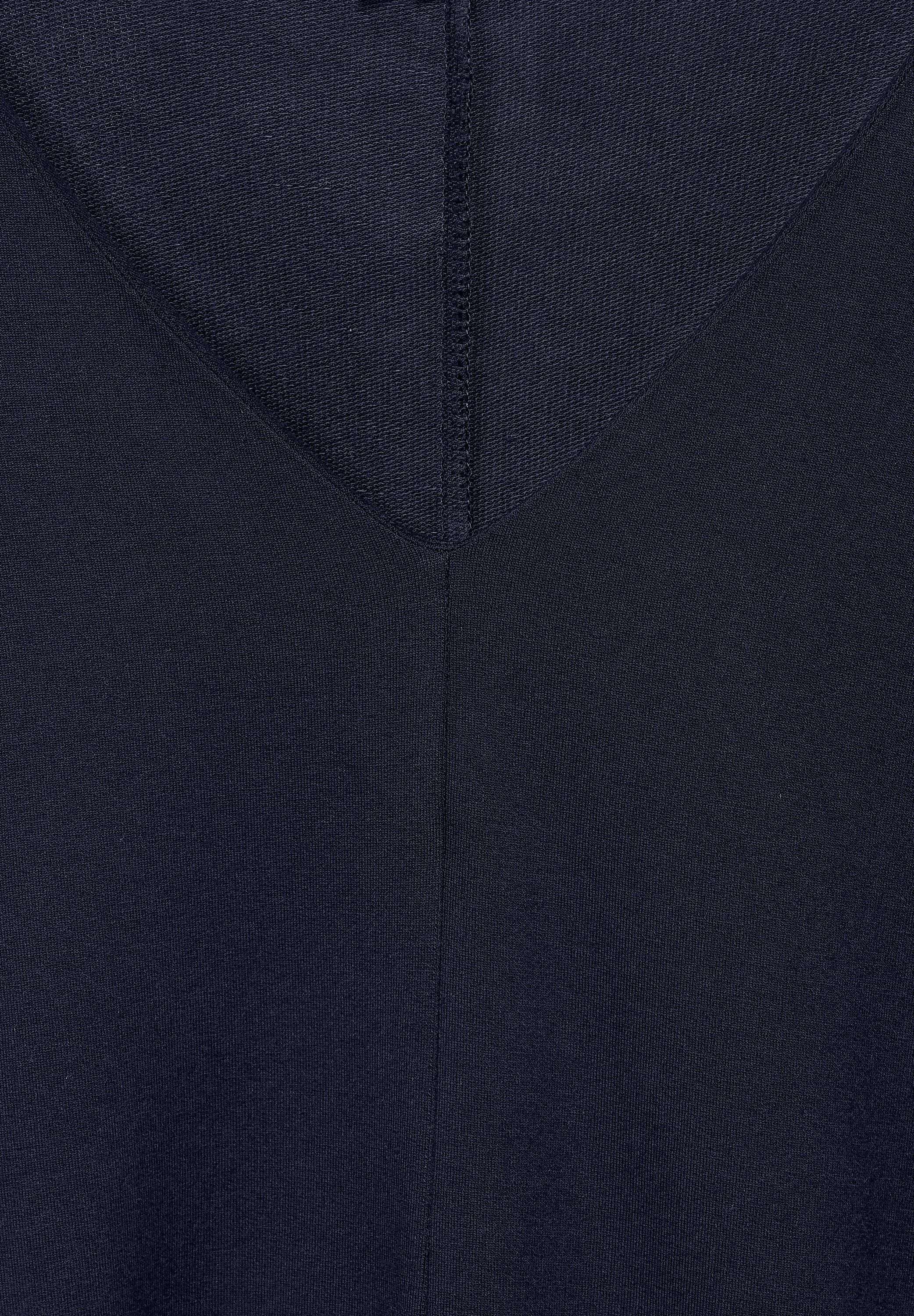 STREET ONE Langarmshirt, in Unifarbe