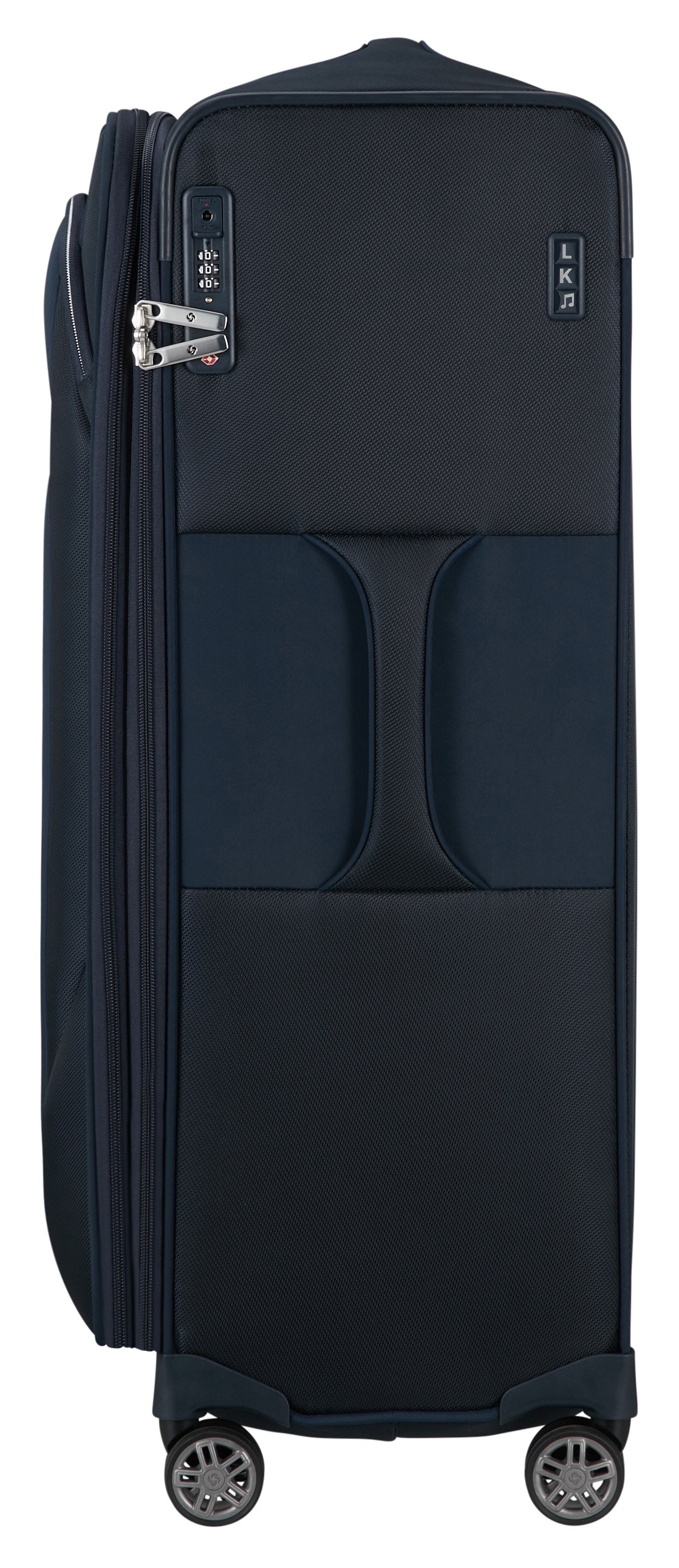 Samsonite Weichgepäck-Trolley »RE-LITE, verschiedene Größen und Farben«, (Set, 2 St., mit 2 Packwürfeln), 4 Rollen, Reisekoffer TSA-Schloss Stickerbogen Volumenerweiterung Laptopfach