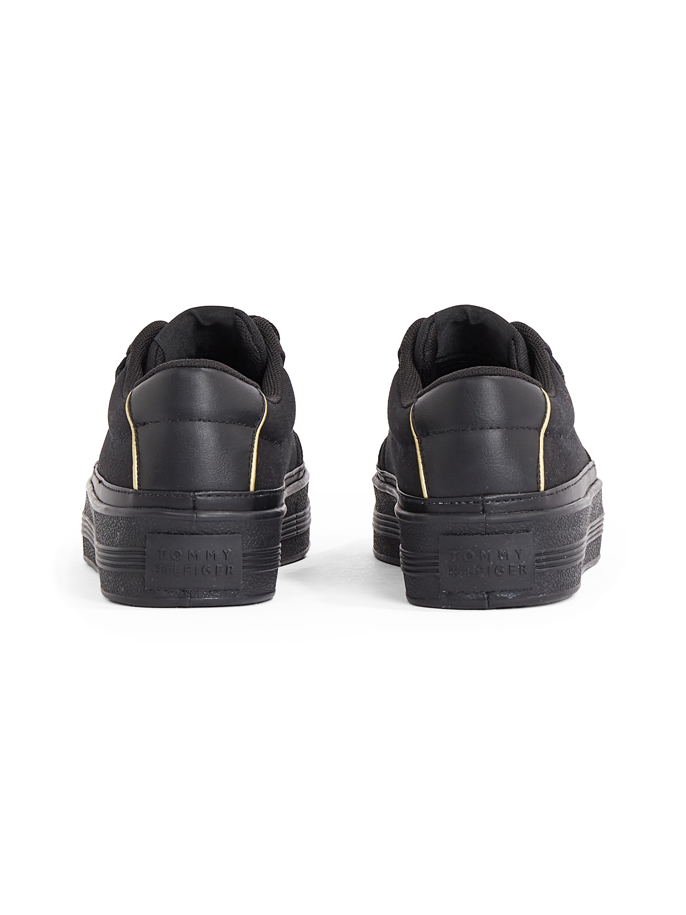 Thumbnail - Tommy Hilfiger Plateausneaker "ESSENTIAL VULC TEXTILE SNEAKER", Freizeitschuh, Halbschuh, Schnürschuh mit goldfarbenen D...