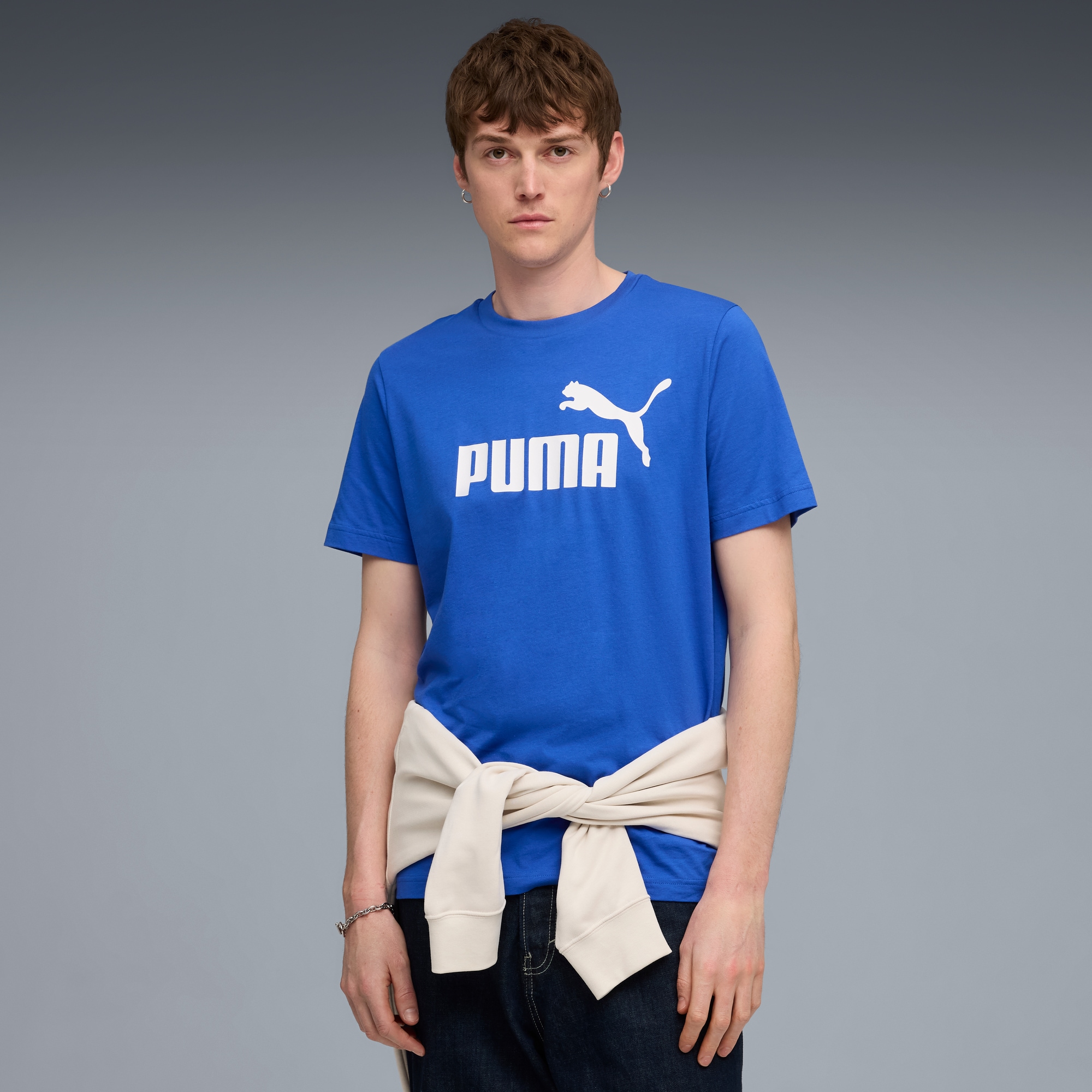 PUMA T-Shirt "ESS NO. 1 LOGO TEE (S)" Regular Fit, Kurzarm, Rundhalsausschn günstig online kaufen