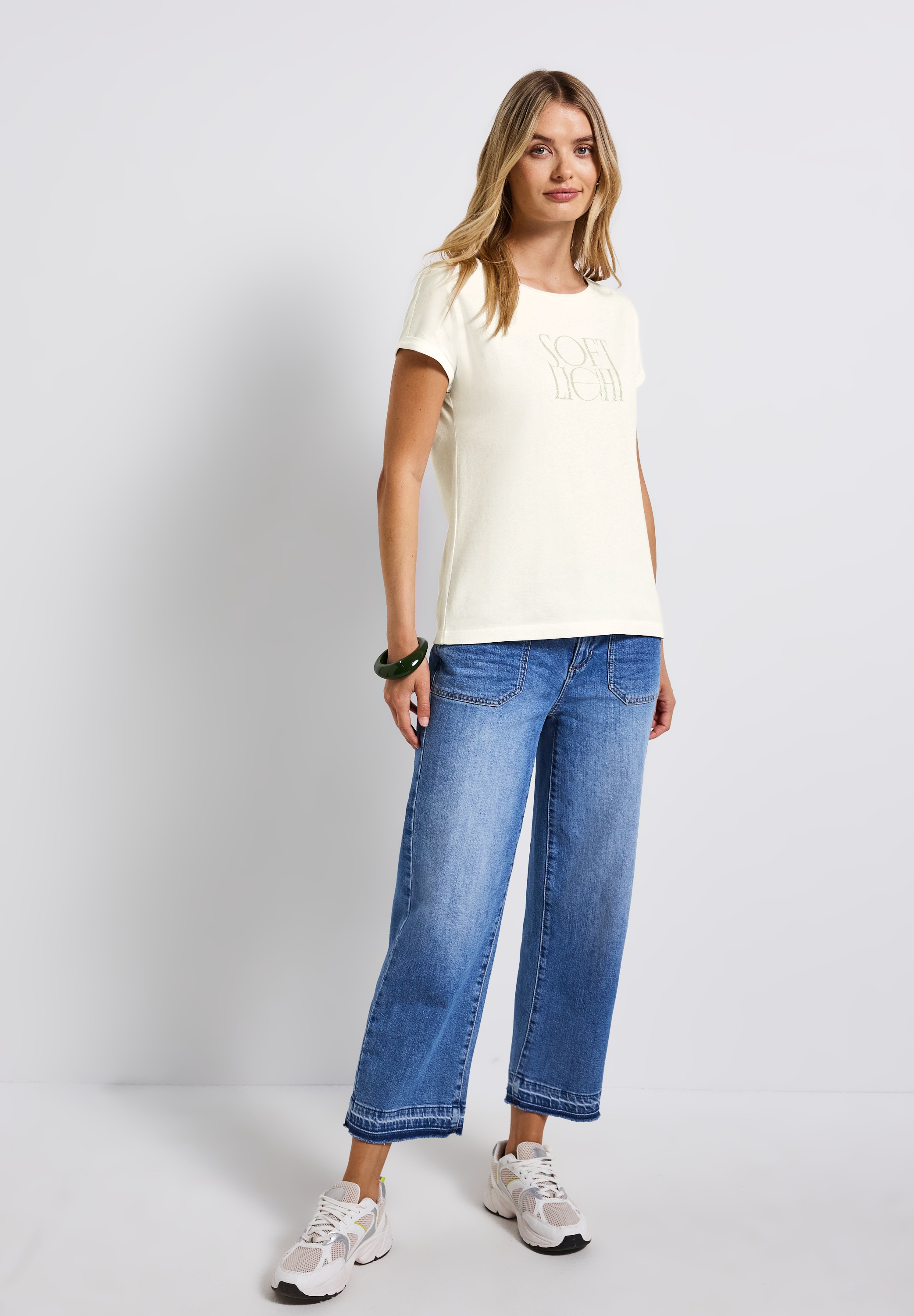 STREET ONE T-Shirt, im soften Baumwoll-Mix