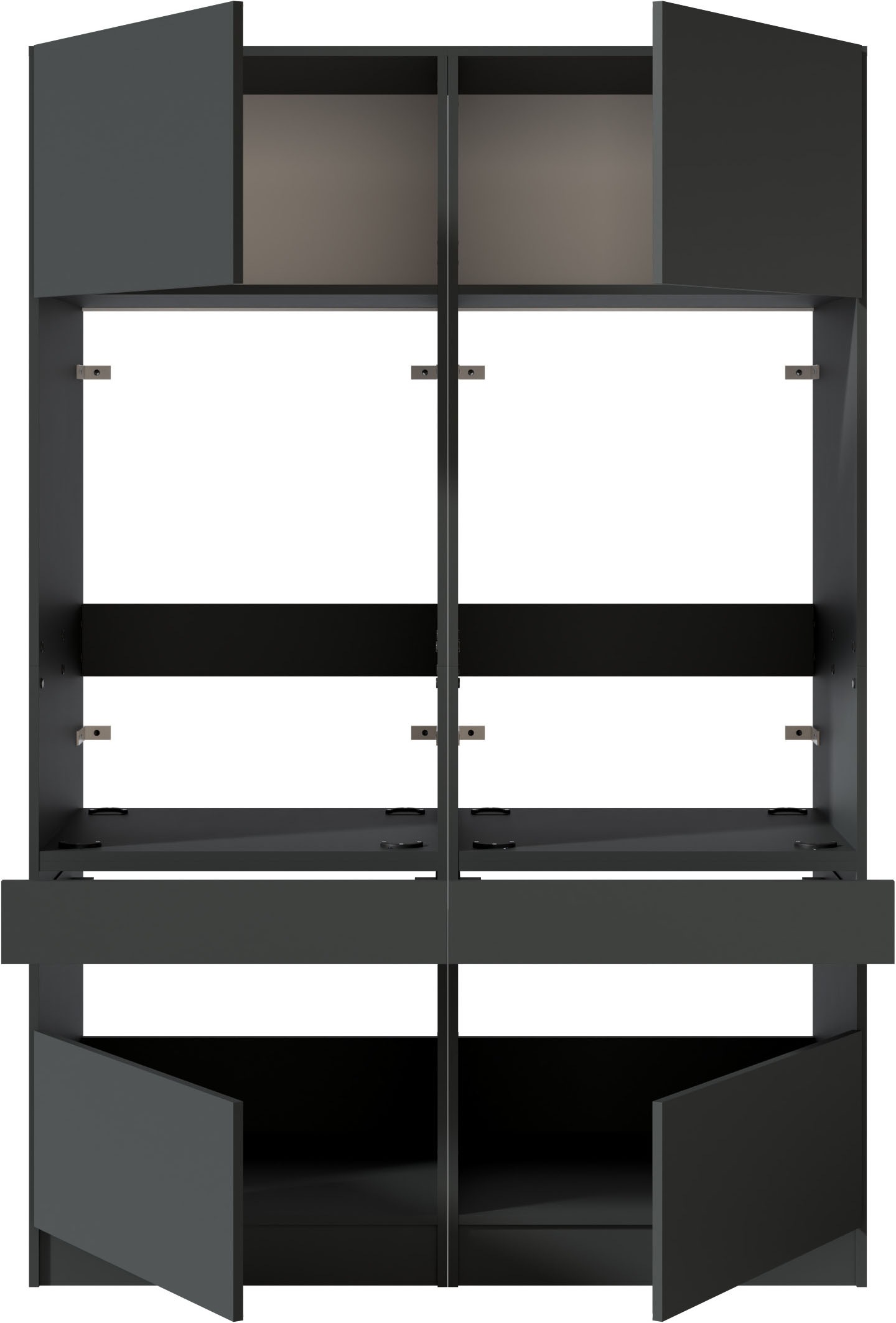 BASIC by Balculina Mehrzweckschrank-Set »Washhome B/T/H 135x68x200 cm« 2 Stk. tlg.