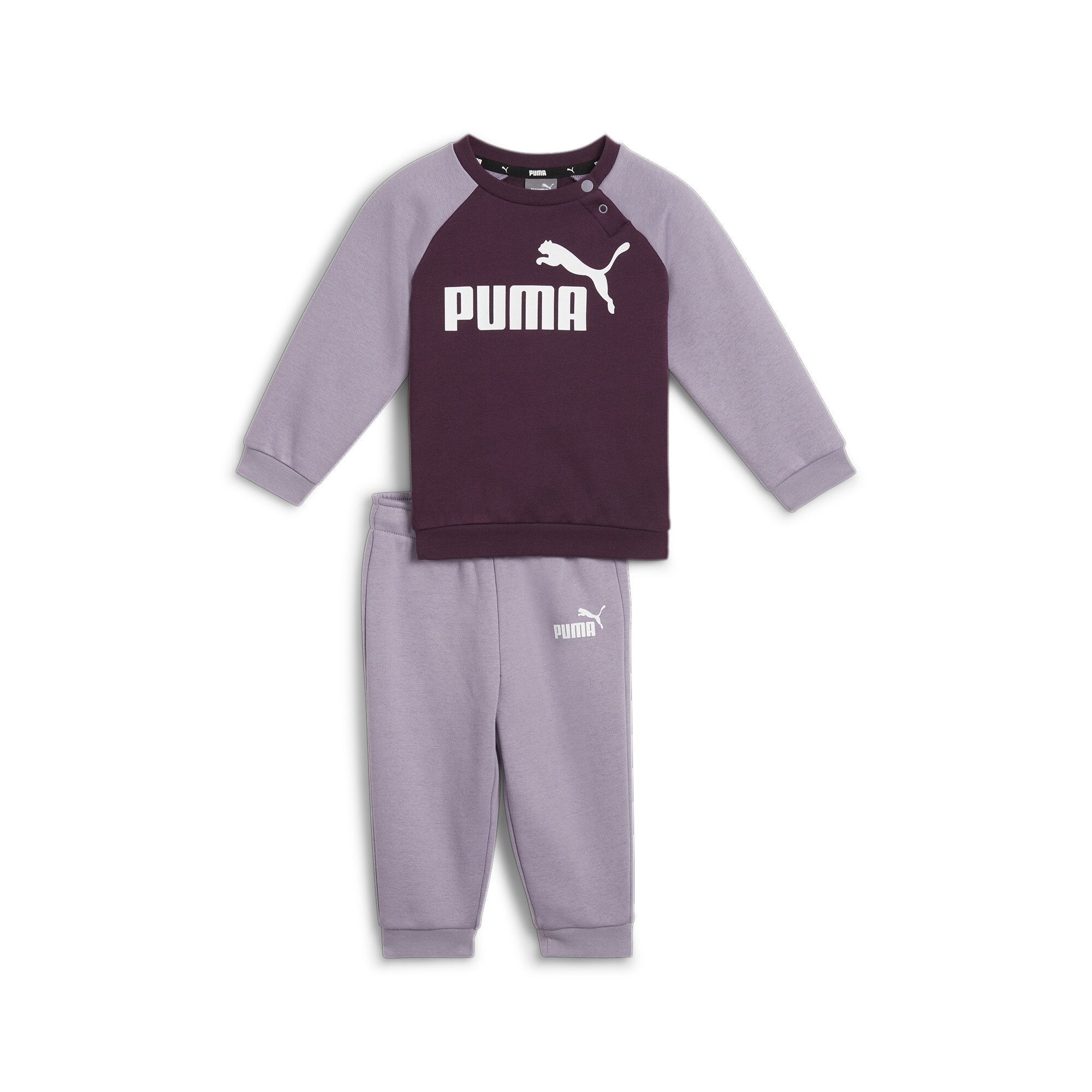 PUMA Jogginganzug "MINICATS ESS RAGLAN JOGGER FL", (2 tlg.)