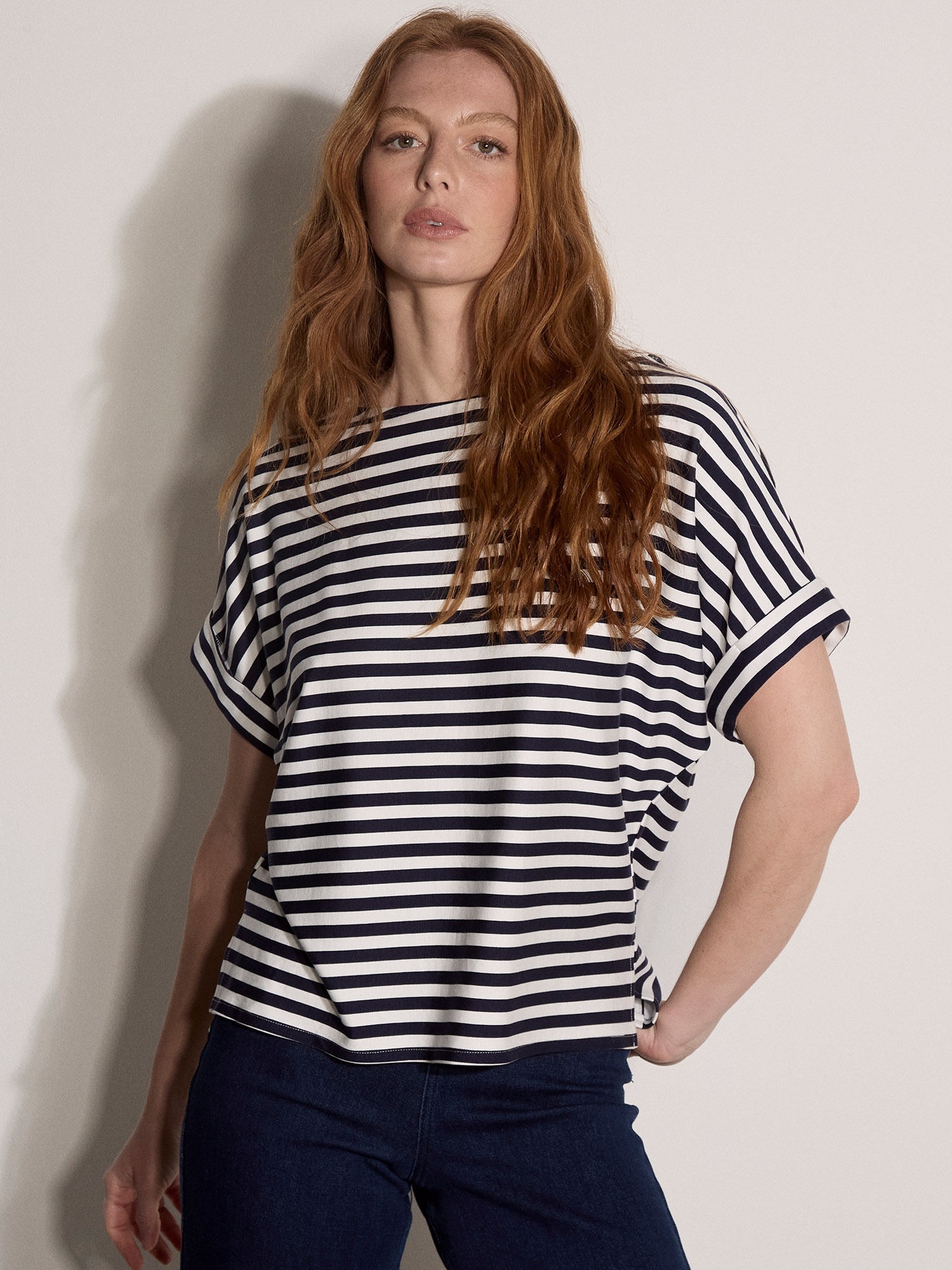 Apricot Shirttop "Weiches Jersey-T-Shirt" mit Streifen