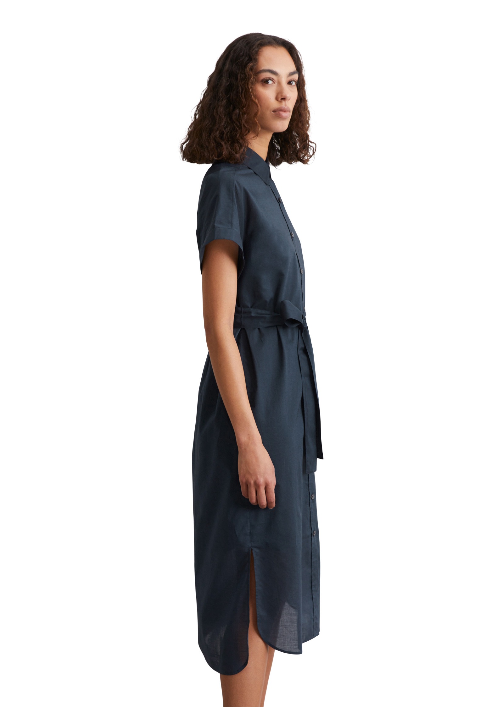 Marc OPolo Hemdblusenkleid "aus leichtem Baumwoll-Voile" günstig online kaufen