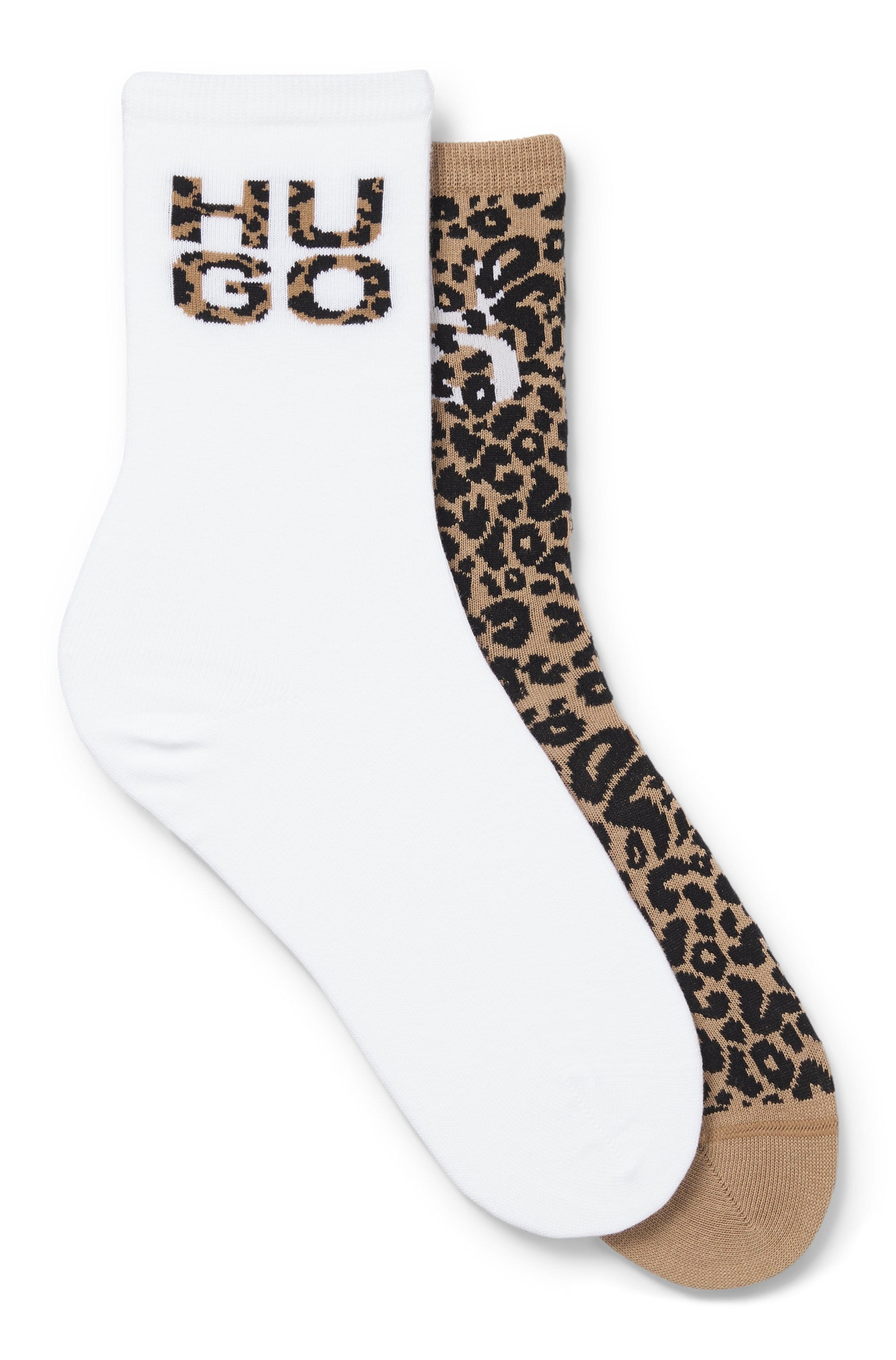 HUGO Underwear Socken »LEO LOGO«, (Packung, 2 Paar), mit HUGO-Schriftzug