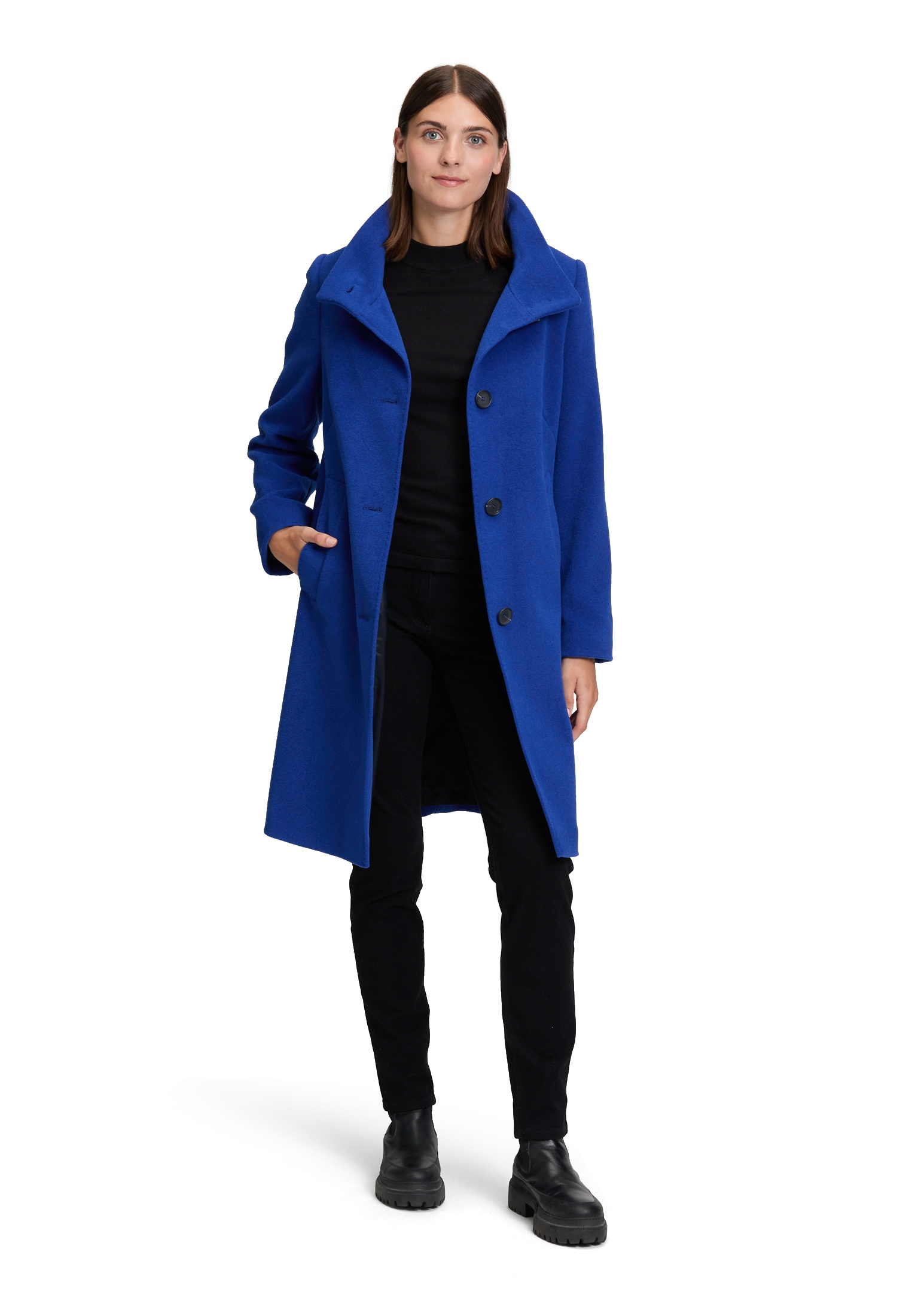 Betty Barclay Wolljacke »Betty Barclay Damen Wollmantel mit Kragen«