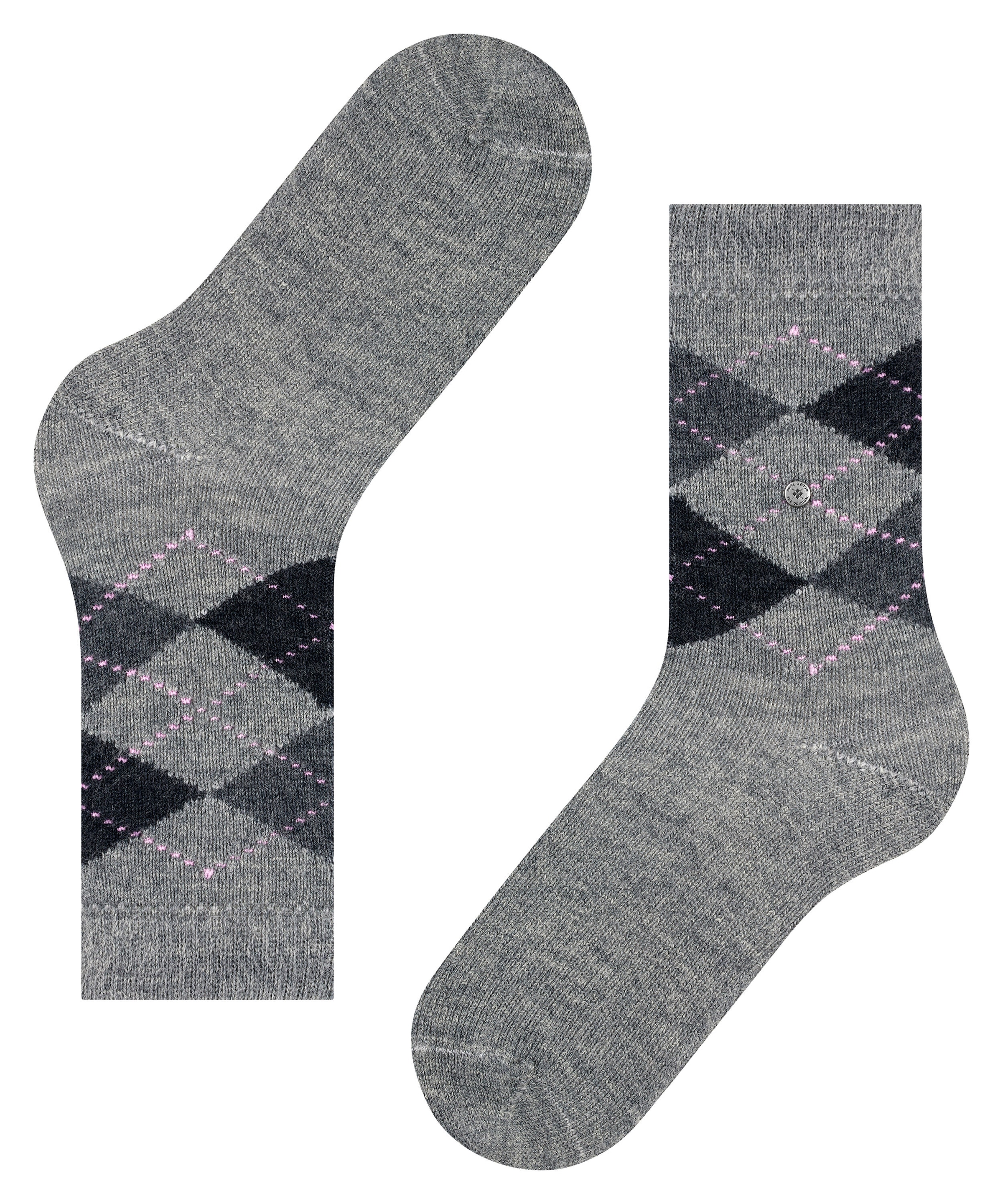 Burlington Socken »Whitby« Einheitsgröße 36-41, Argyle-Muster, weiche Haptik