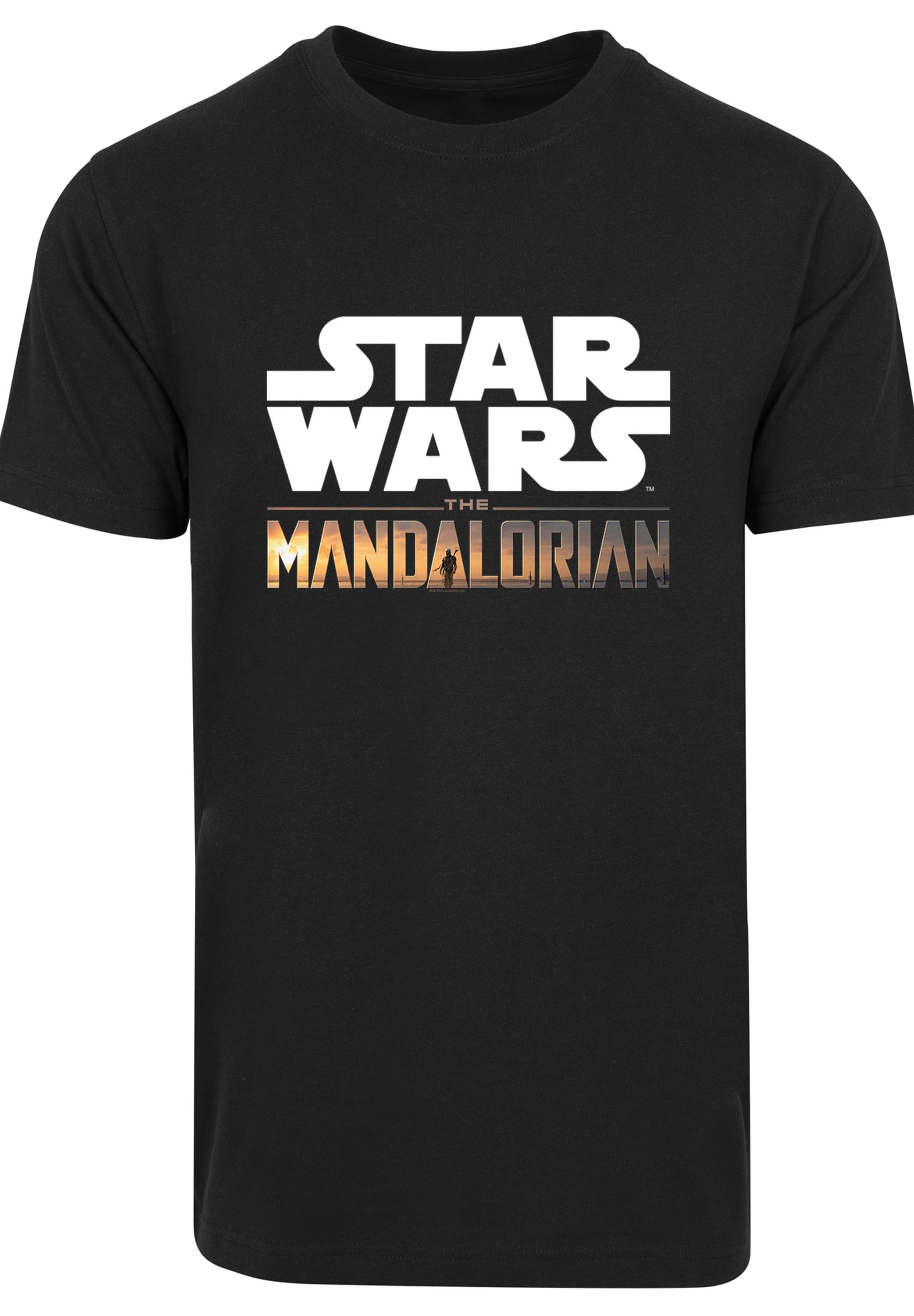 F4NT4STIC T-Shirt »Star Wars The Mandalorian Logo«, Herren,Premium Merch,Regular-Fit,Basic,Bedruckt