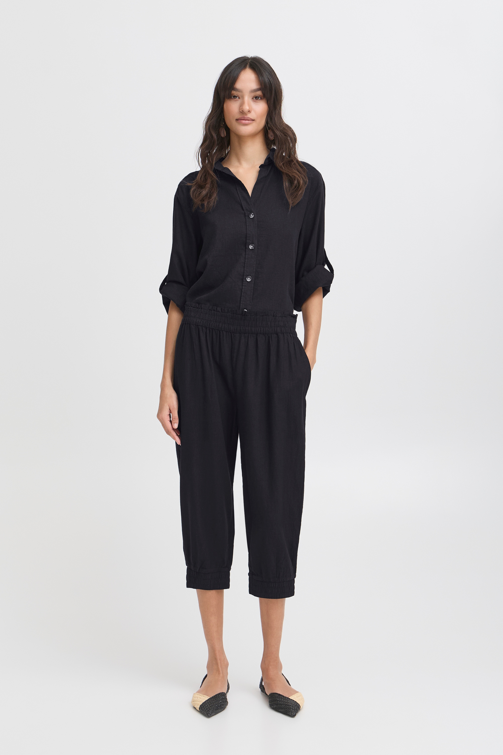 b.young Caprihose »Damen Capri BYFALAKKA«