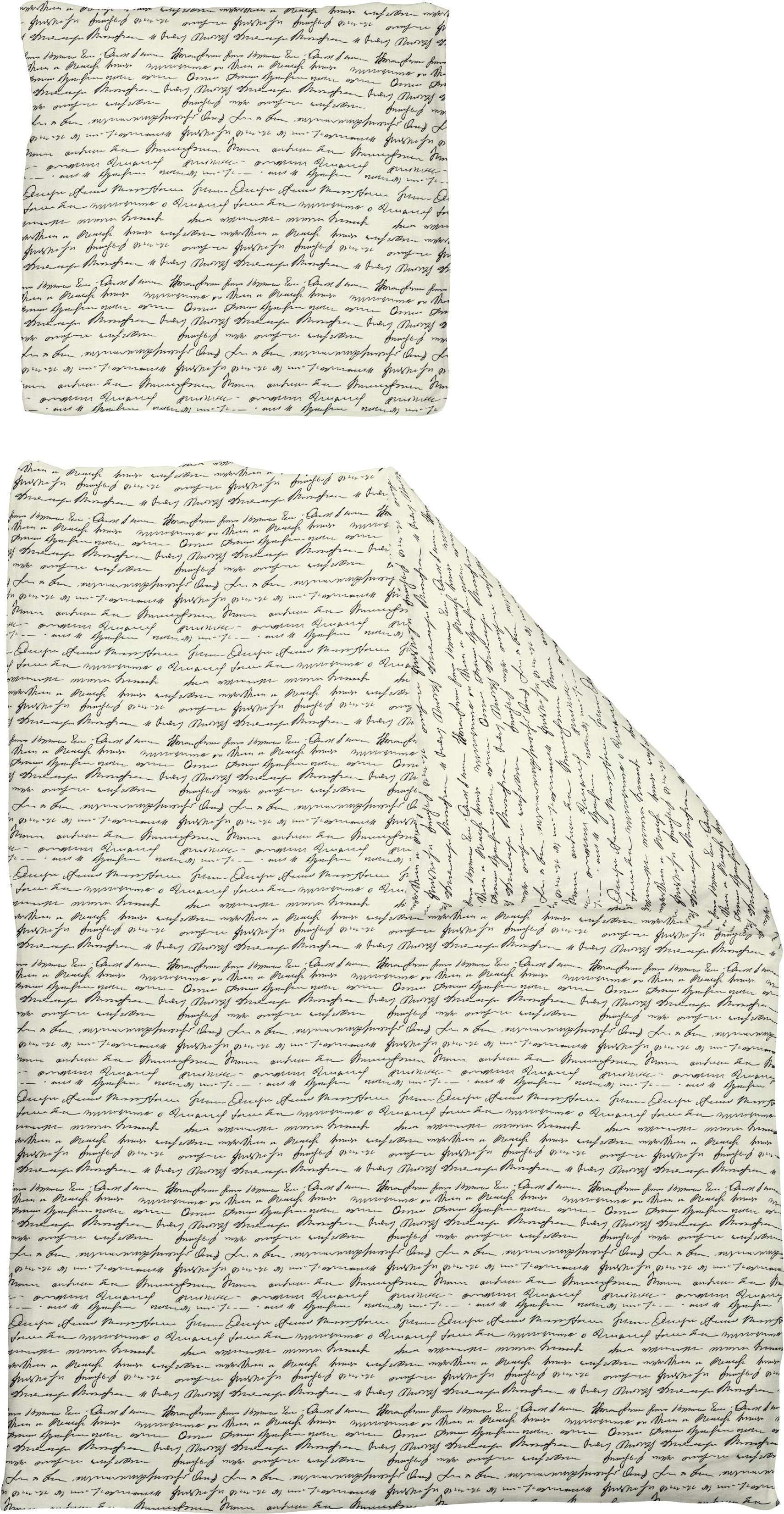 Adam Bettwäsche "Leinenbettwäsche Scribble" 2 Stk. aus 73% Leinen & 27% Bio-Baumwolle, 2 teilig - Leinenbettwäsche