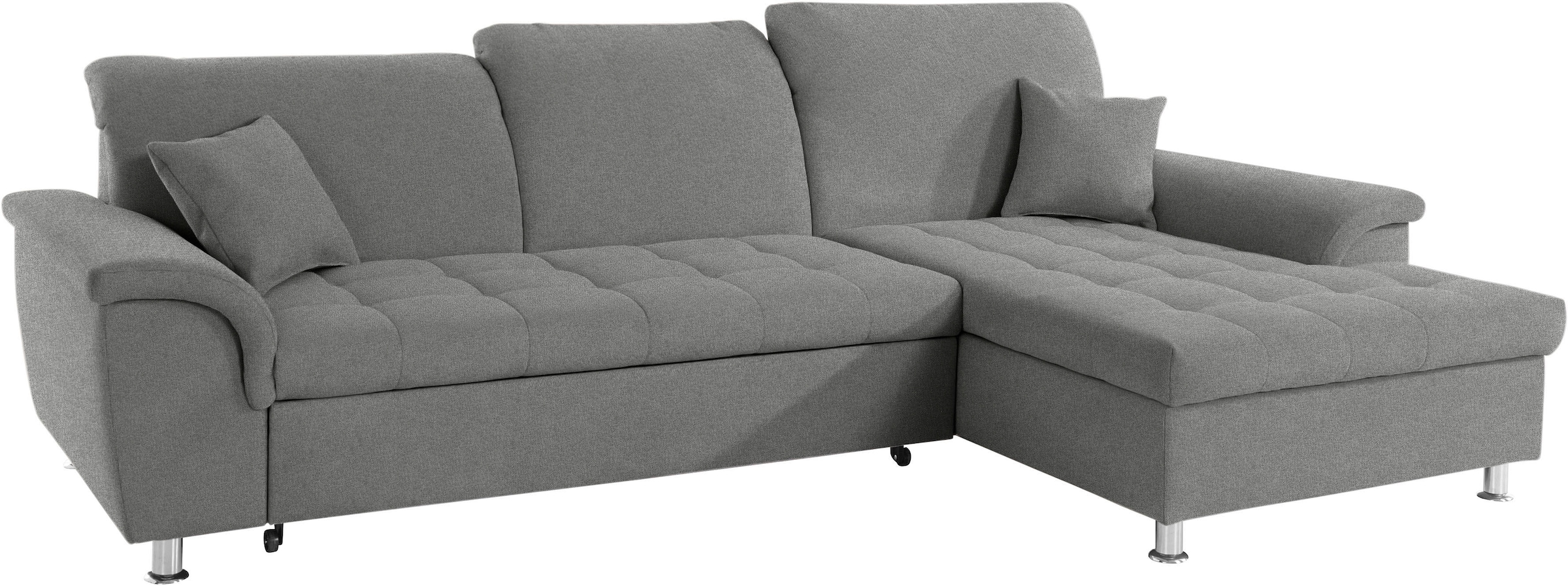 DOMO collection Ecksofa »Franzi L-Form«, wahlweise mit Kopfteilverstellung (dann Tiefe: 170 cm)