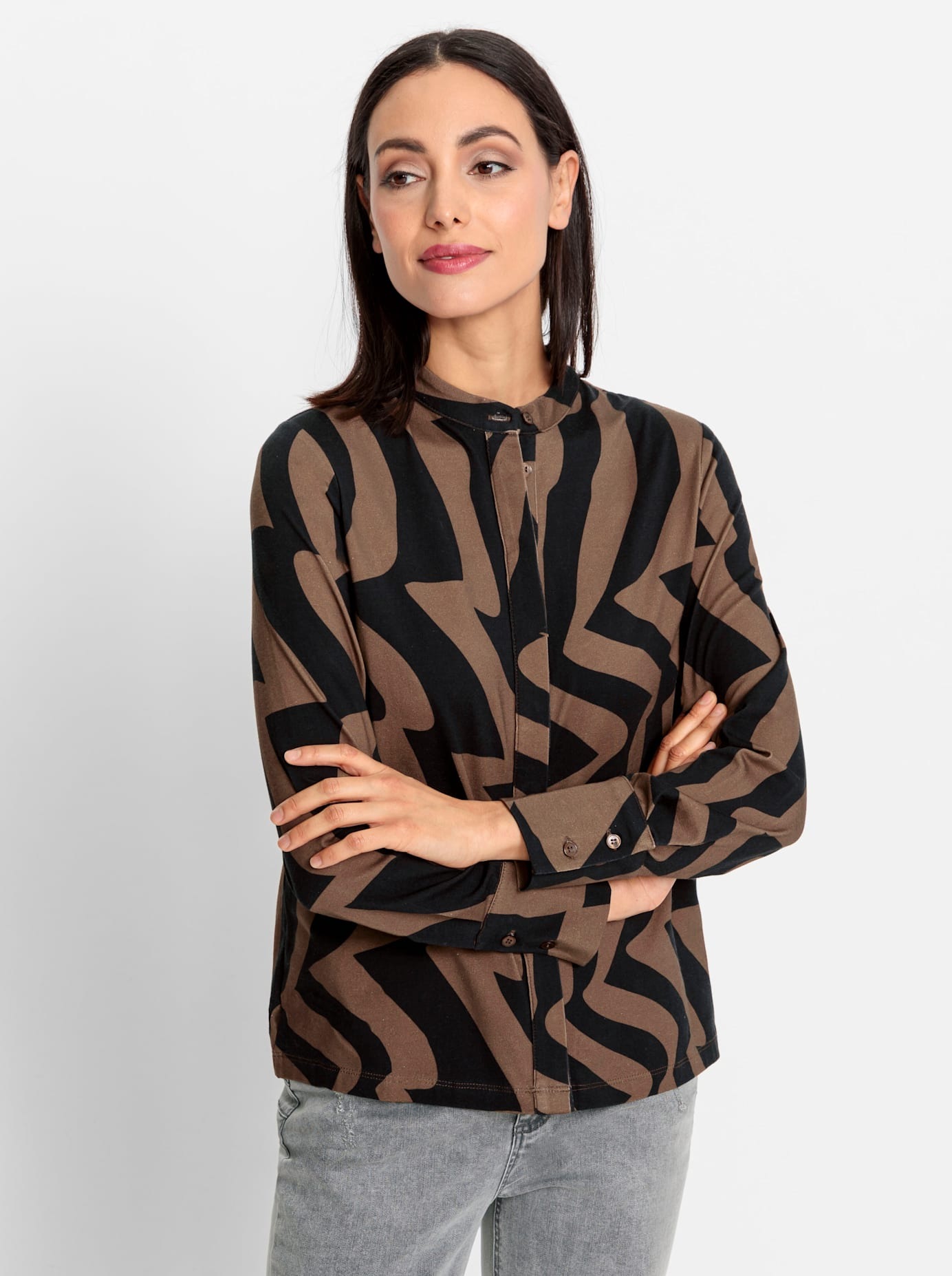 heine Blusenshirt "Jersey-Bluse" 1 Stk. tlg. günstig online kaufen