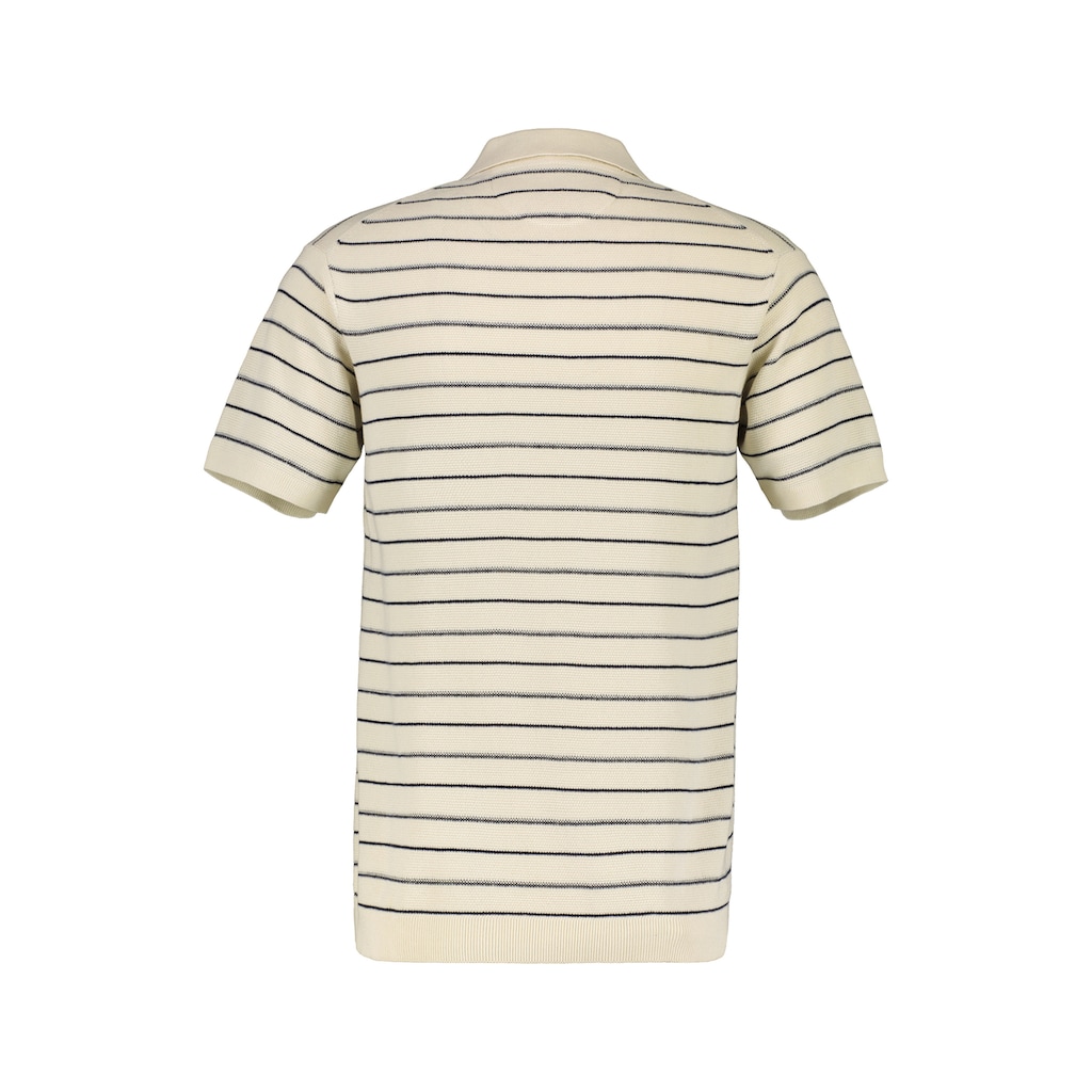 LERROS Poloshirt »LERROS Poloshirt in sommerlich-stylischer Strickoptik«