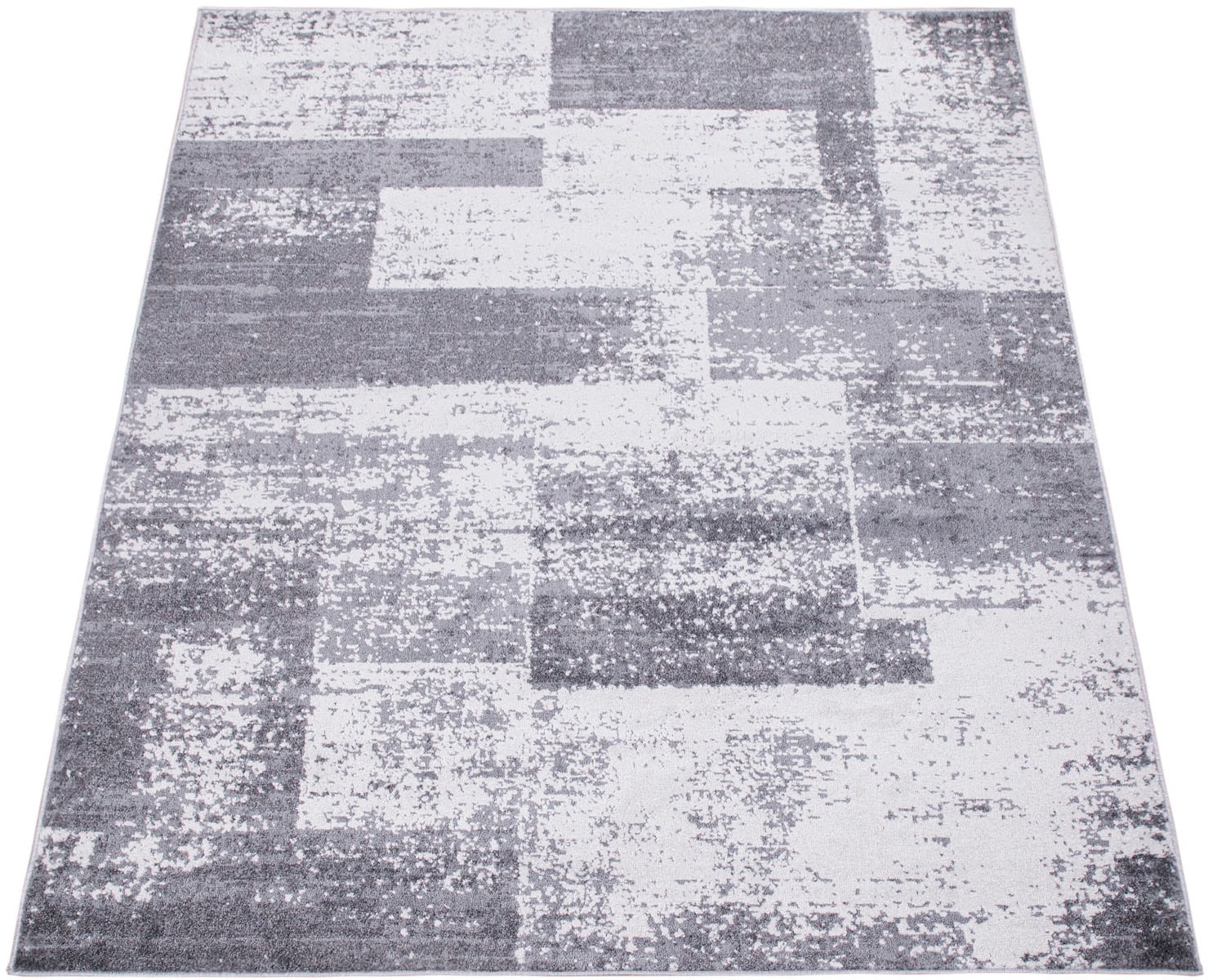 Paco Home Teppich "Bari 873" rechteckig 13 mm Höhe Kurzflor, Patchwork Desi günstig online kaufen