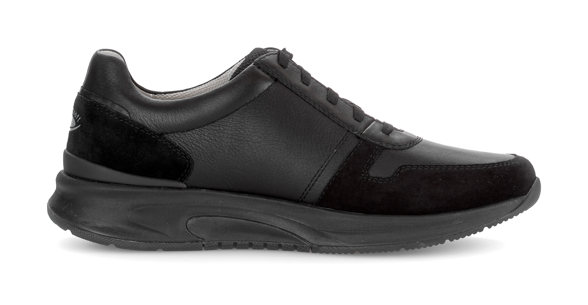 Gabor Rollingsoft Sneaker, Komfortschuh, Schnürschuh, Halbschuh im Materialmix, G-Weite