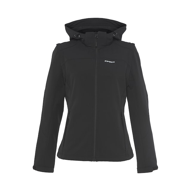 Icepeak Softshelljacke »ICEPEAK POIPU«, mit Kapuze, schnell Trocknend &  Wärmend & Wasserabweisend bestellen | BAUR