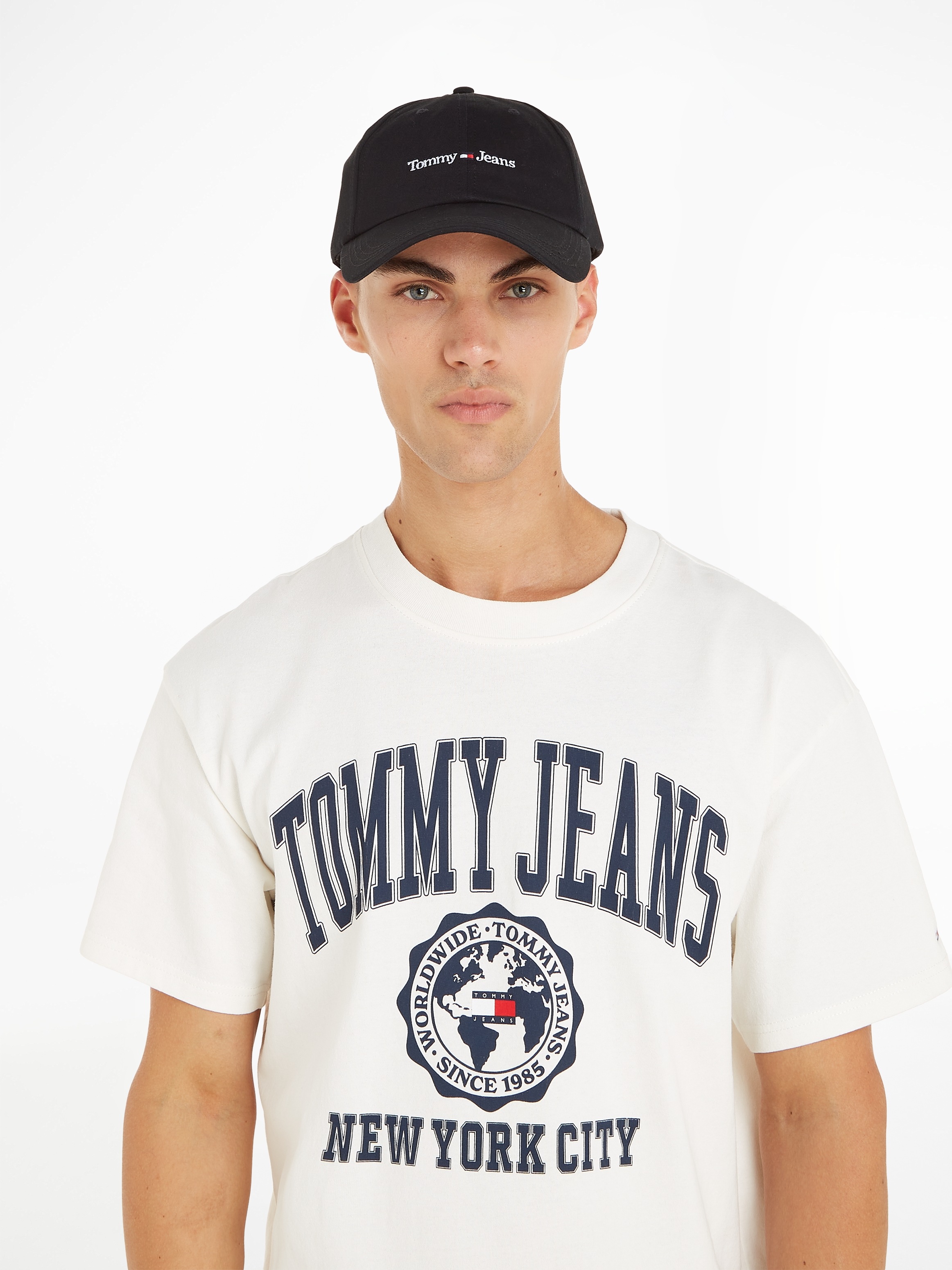 Thumbnail - Tommy Jeans Baseball Cap aus Bio-Baumwolle