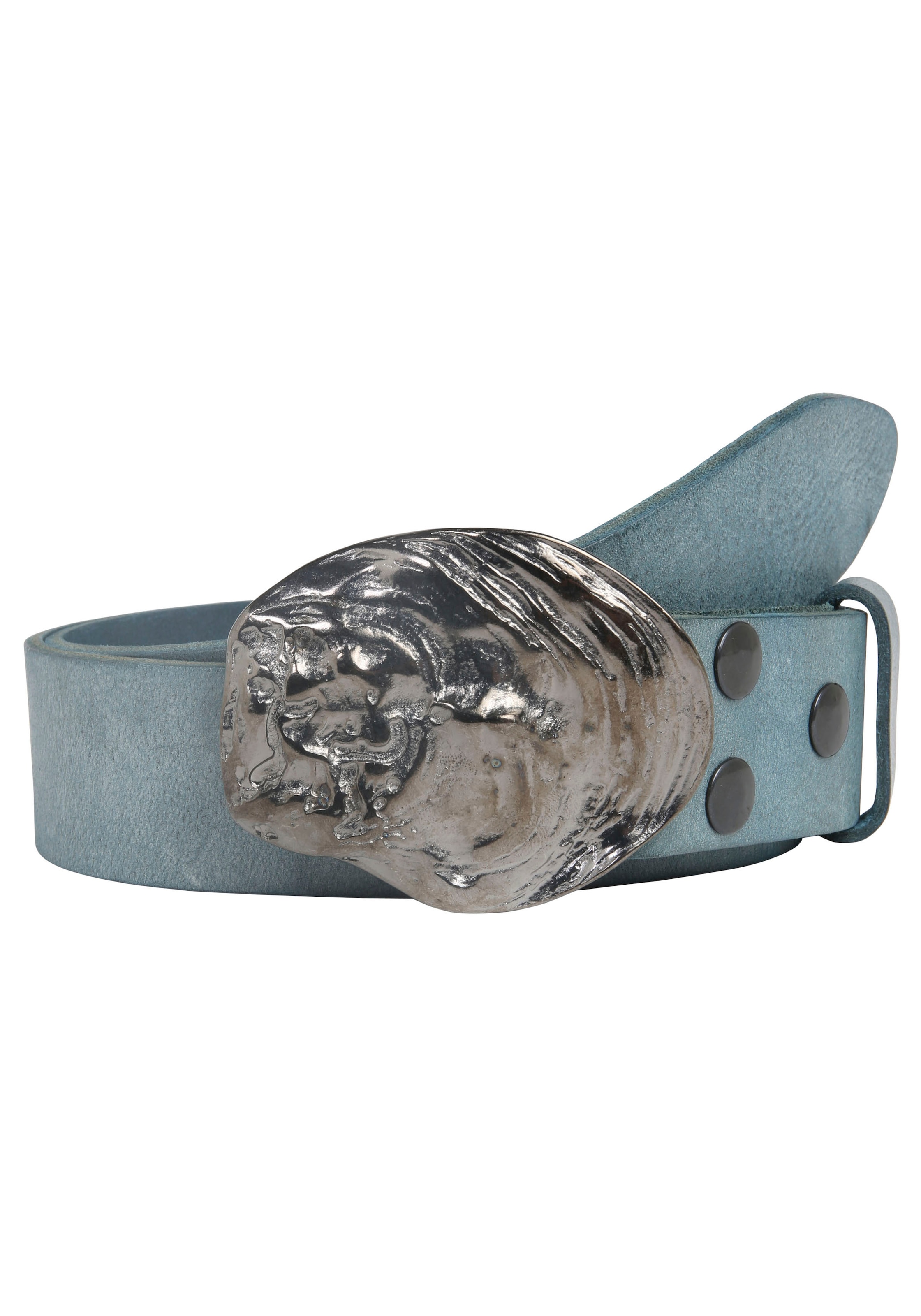 Rettungsring Gürtel Ledergürtel mit austauschbarer Schließe "Auster Muschel günstig online kaufen