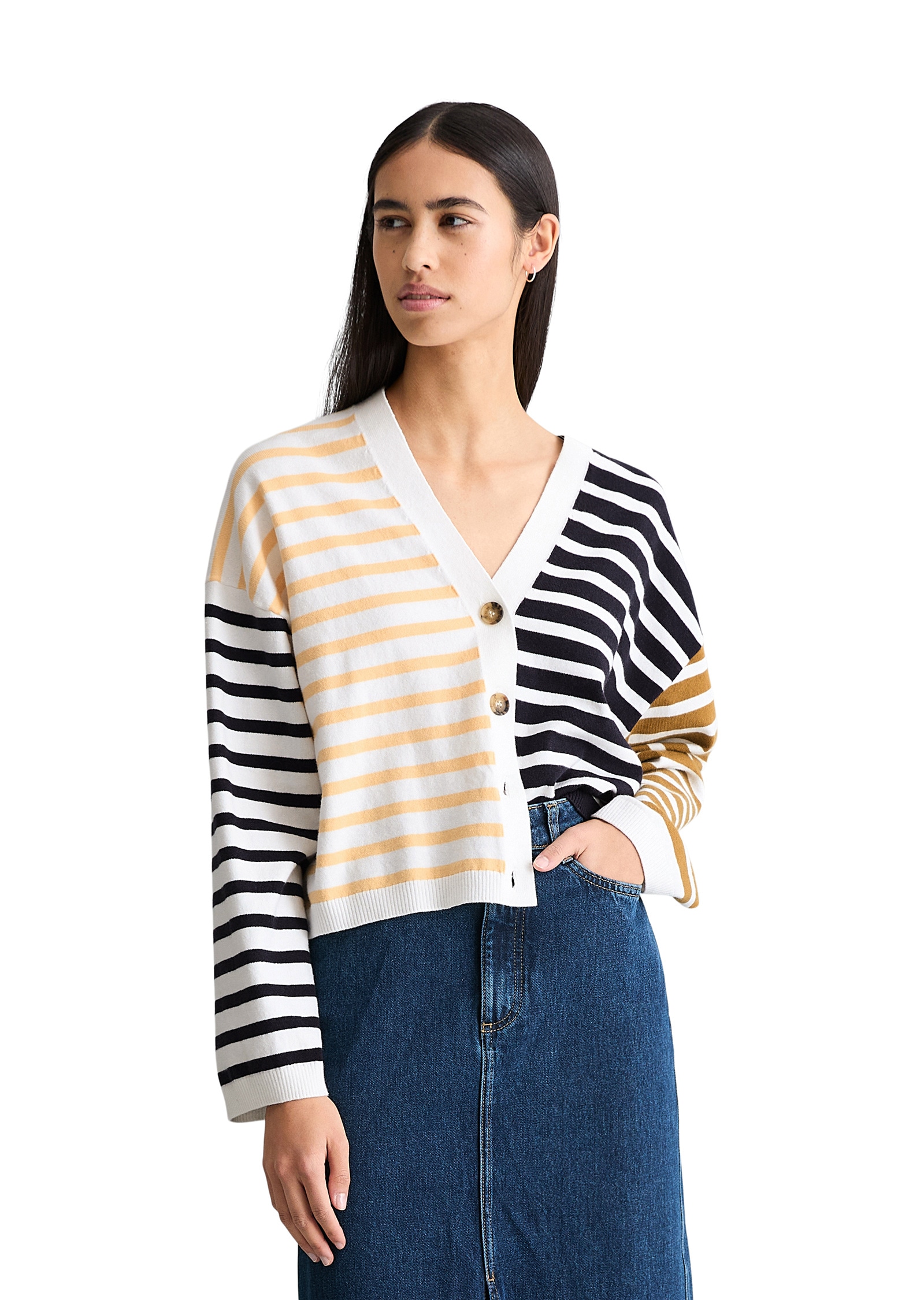 Marc OPolo DENIM Cardigan "aus Soft Cotton Stretch" günstig online kaufen