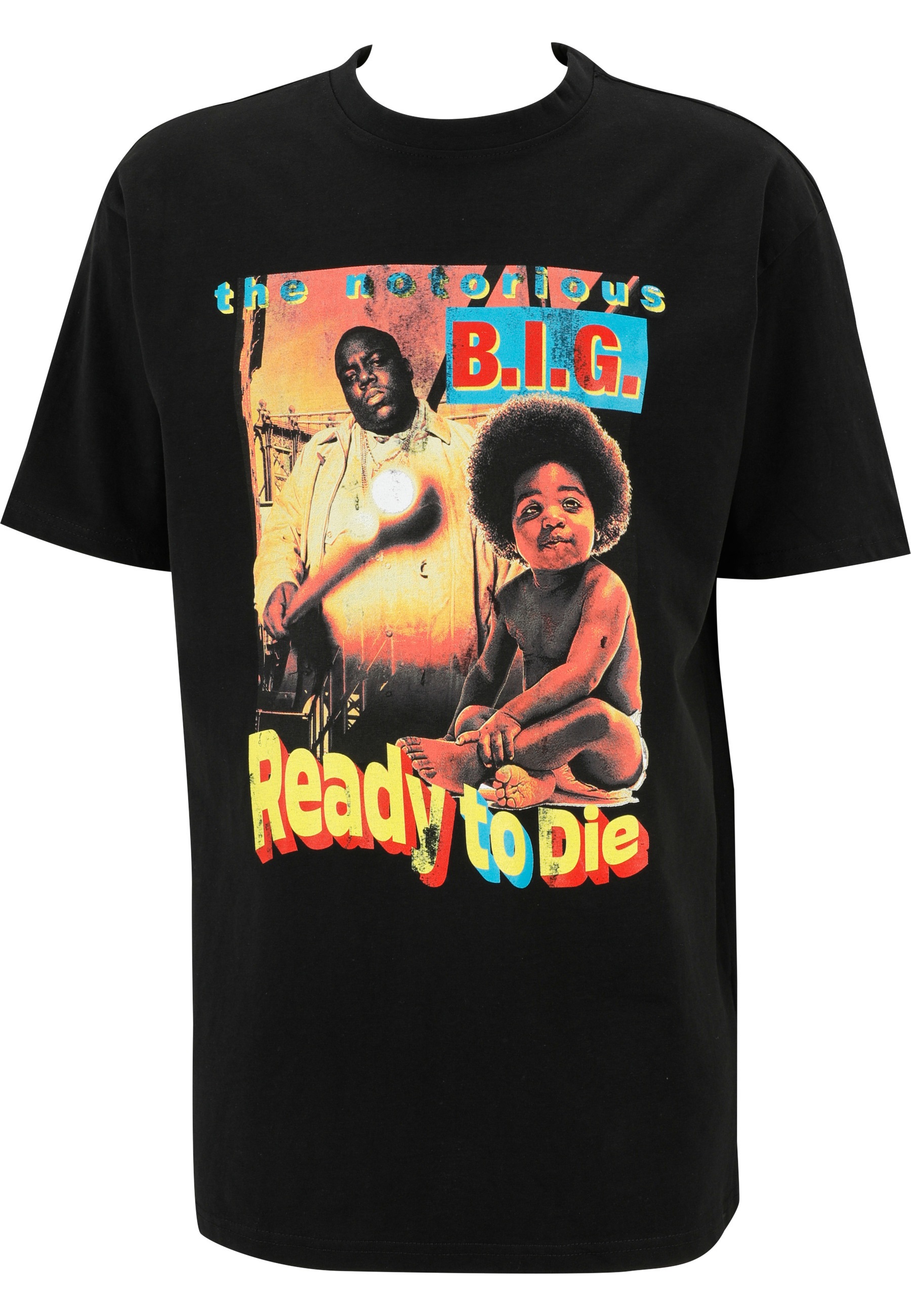 Upscale by Mister Tee Kurzarmshirt "Upscale by Mister Tee Herren Biggie Ready To Die Oversize Tee" 1 Stk.