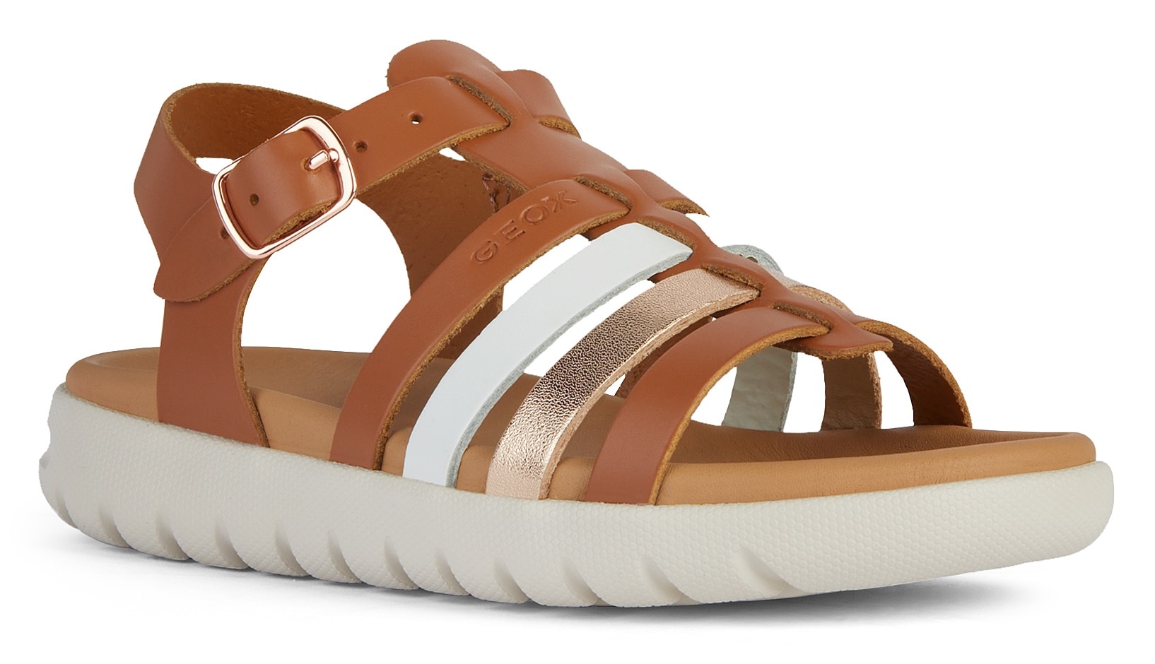 Geox Sandale »J SANDAL SOLEIMA GIR«, Sommerschuh, Riemchensandale, Sandalette, mit Schnallenverschluss