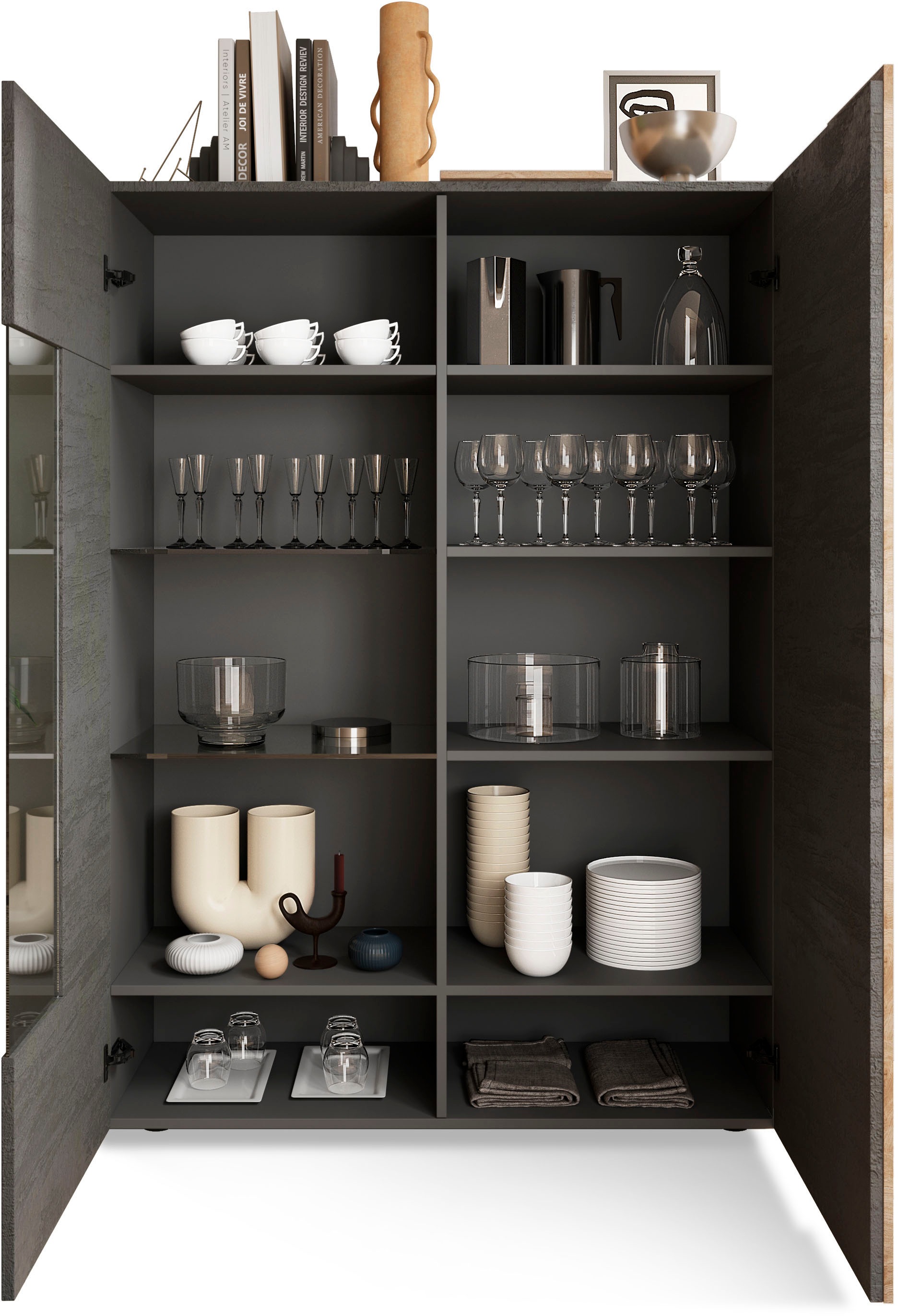 Thumbnail - Home affaire Vitrine "Venus, Strauraumvitrine" Höhe 168 cm