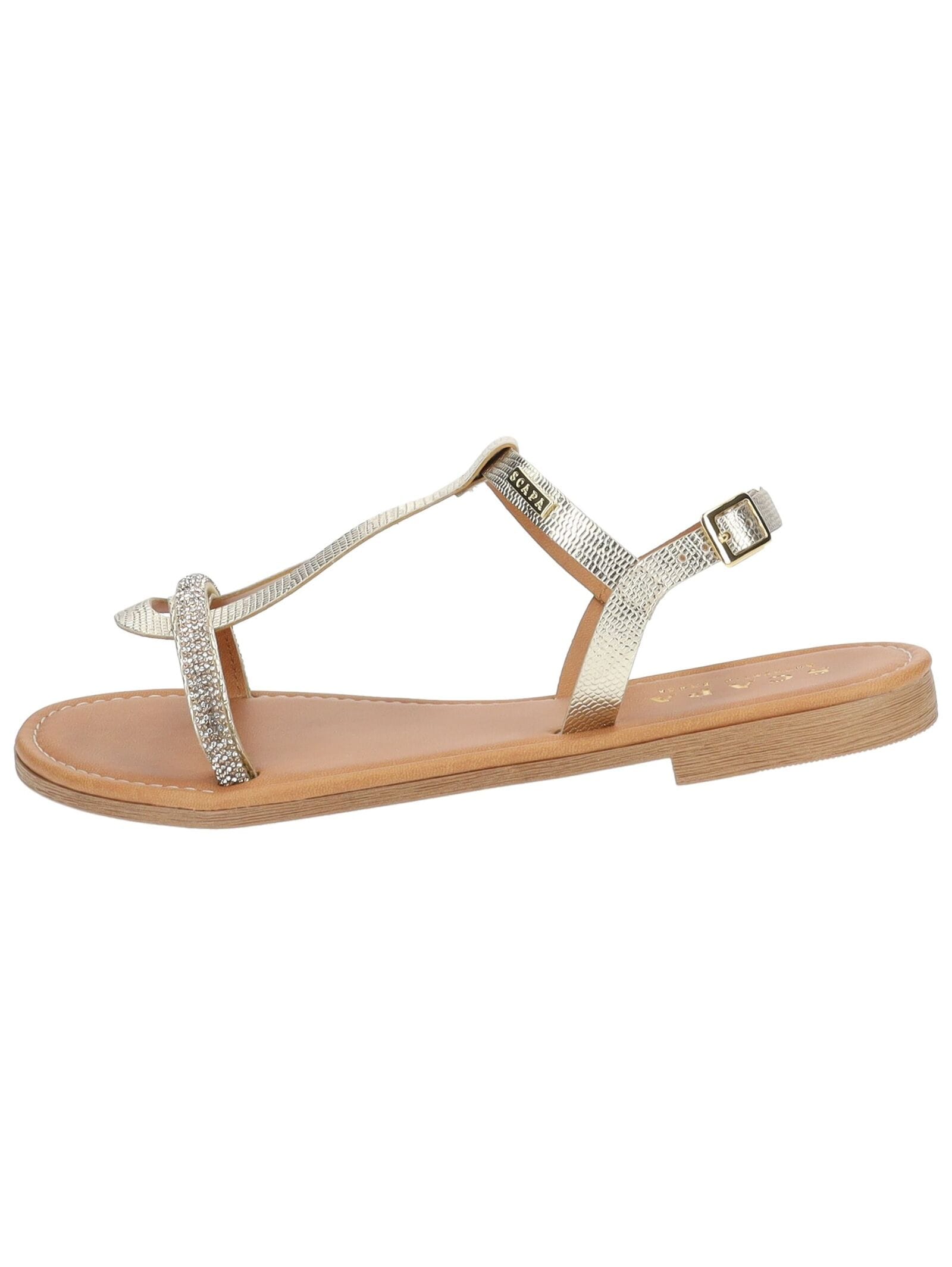 Scapa Riemchensandale »scapa Sandalen Lederimitat«