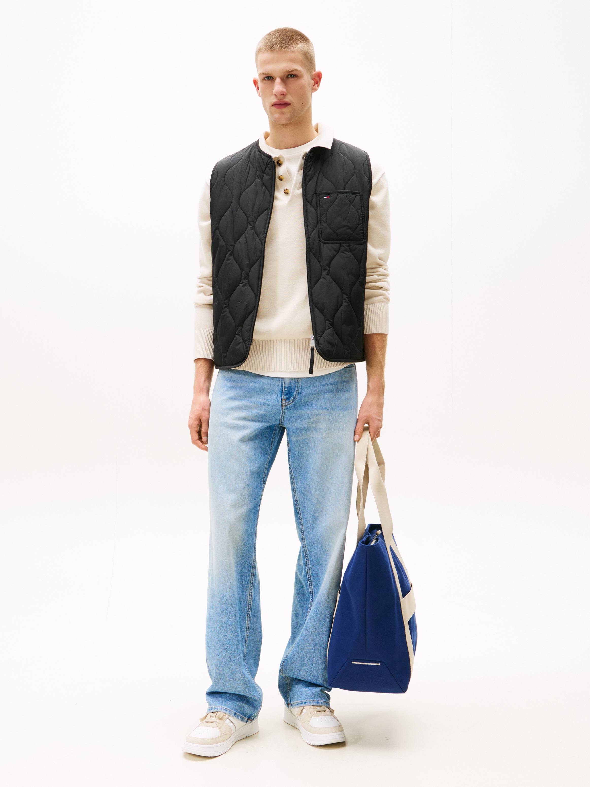 Tommy Jeans Steppweste "TJM QUILTED VEST EXT", Mit Rundhalsausschnitt günstig online kaufen