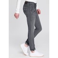 Herrlicher Slim-fit-Jeans »PITCH SLIM DENIM BLACK CASHMERE TOUCH«, mit extra tiefen Taschen für einen unverkennbaren Blaustoff-Herrlicher-Look