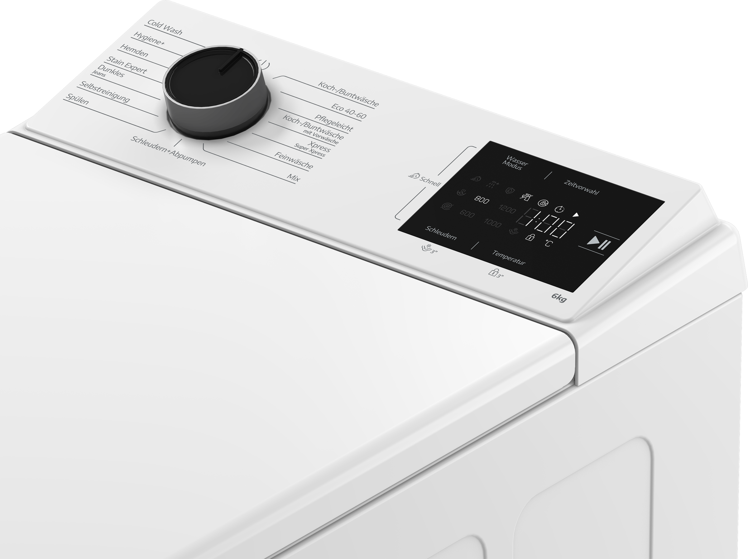 BEKO Waschmaschine Toplader »BTLO 62B W CW« 6 kg 1200 U/min Das Spezialprogramm StainExpert entfernt bis zu 24 Fleckenarten