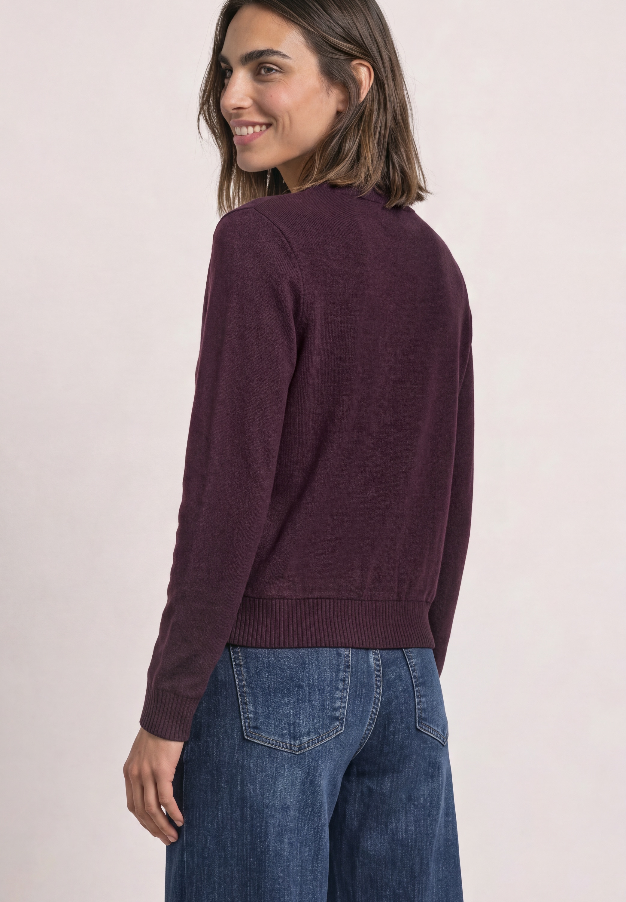 STREET ONE Cardigan aus softem Materialmix