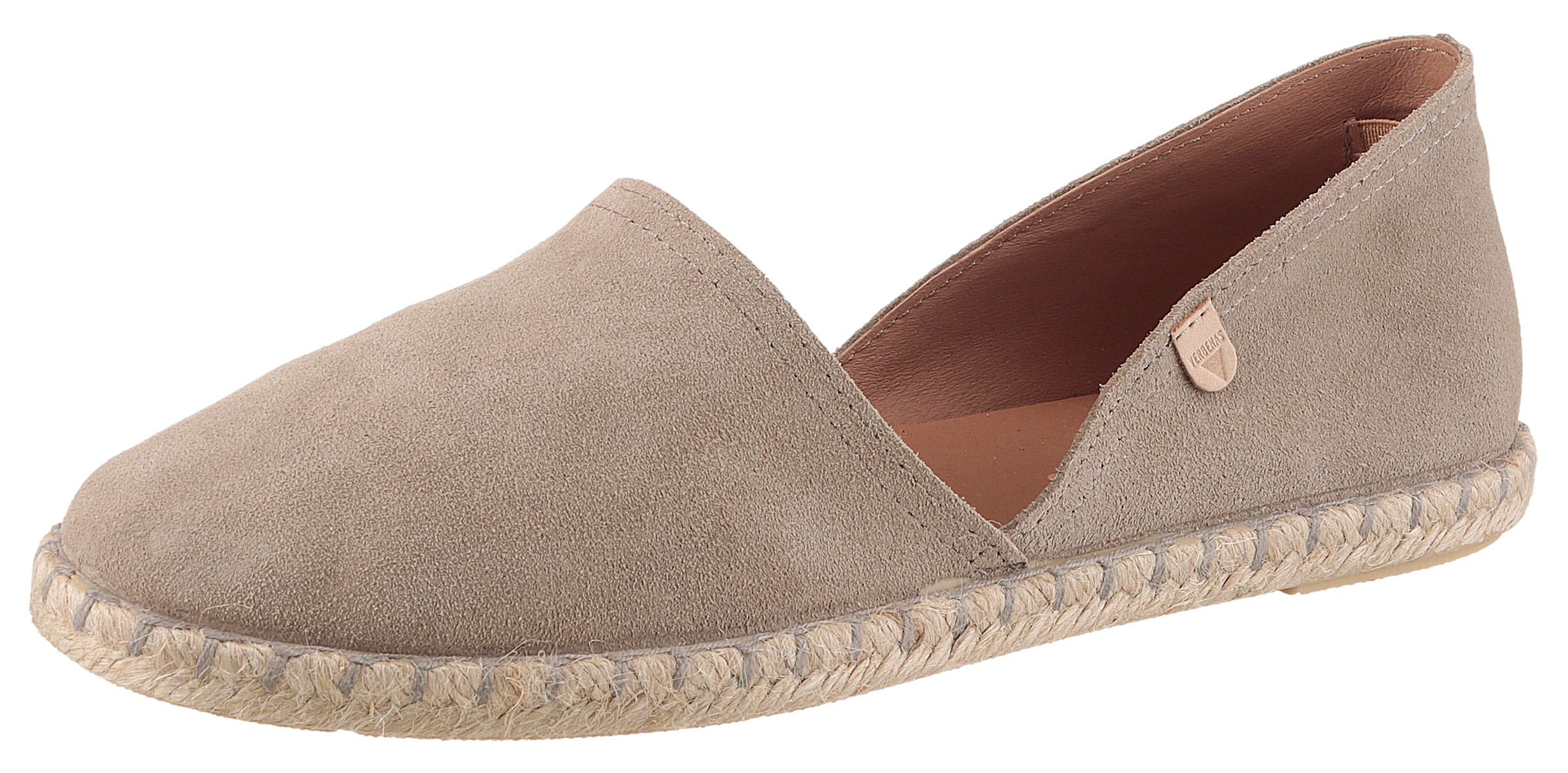 Verbenas Espadrille "Carmen Serraje" Sommerschuh, Schlappen Mit Jute-Rahmen