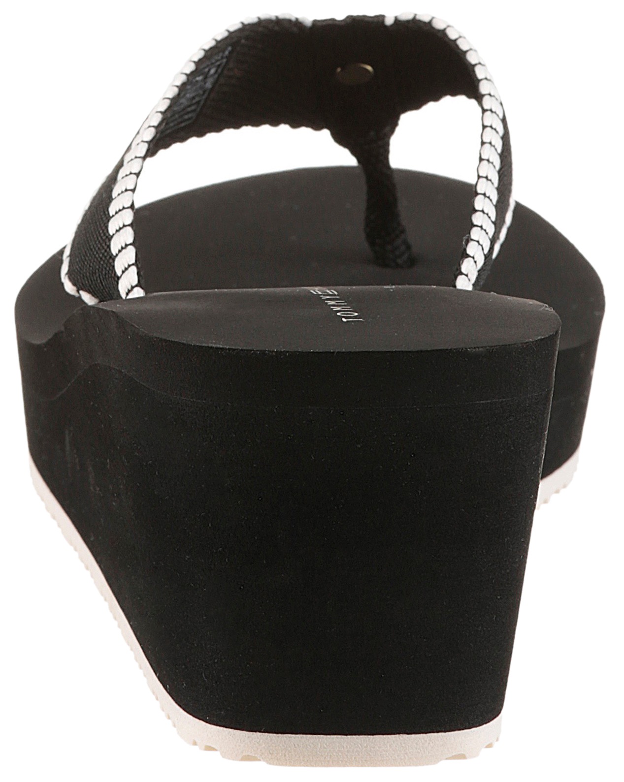 Tommy Hilfiger Dianette "WEDGE BEACH SANDAL", Keilabsatz, Zehentrenner, Som günstig online kaufen