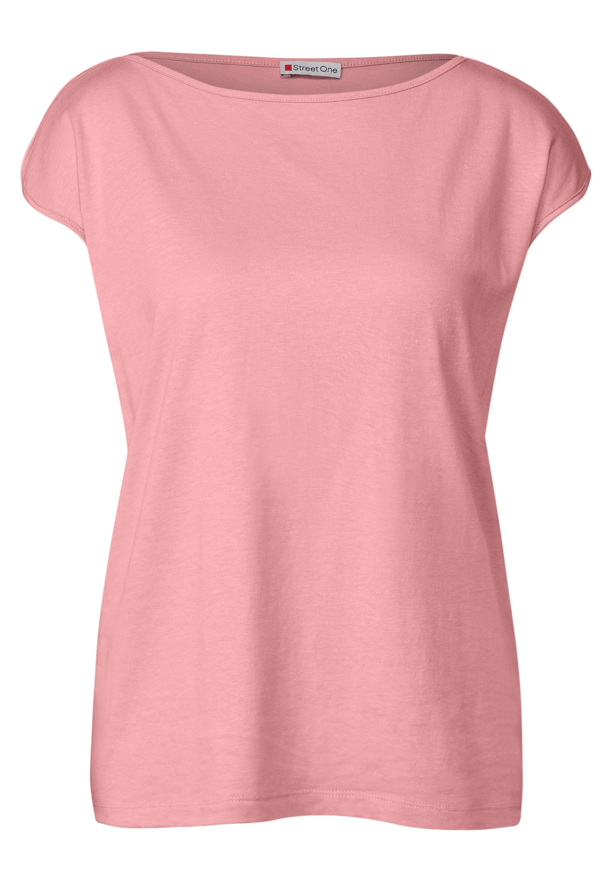 STREET ONE T-Shirt, mit U-Boot-Ausschnitt