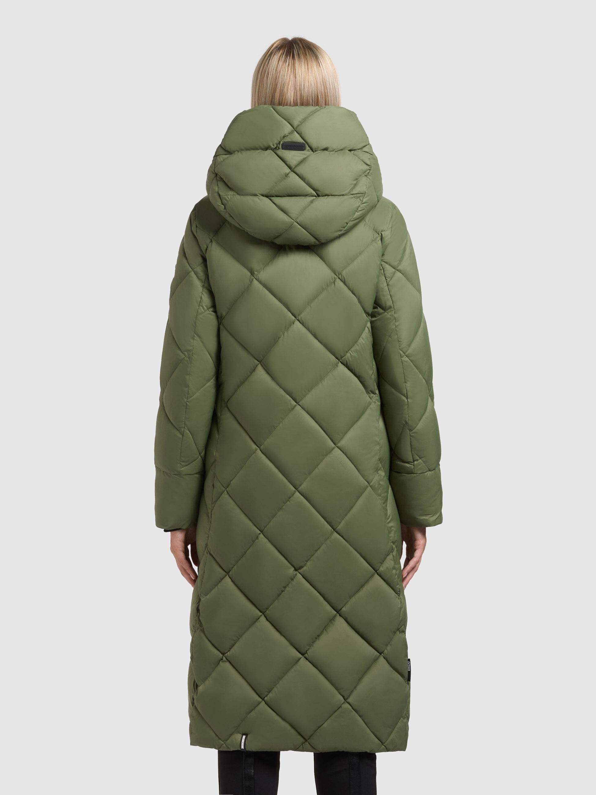 khujo Steppmantel »Cilia« Gesteppter Damen Wintermantel mit Schlüsselanhänger