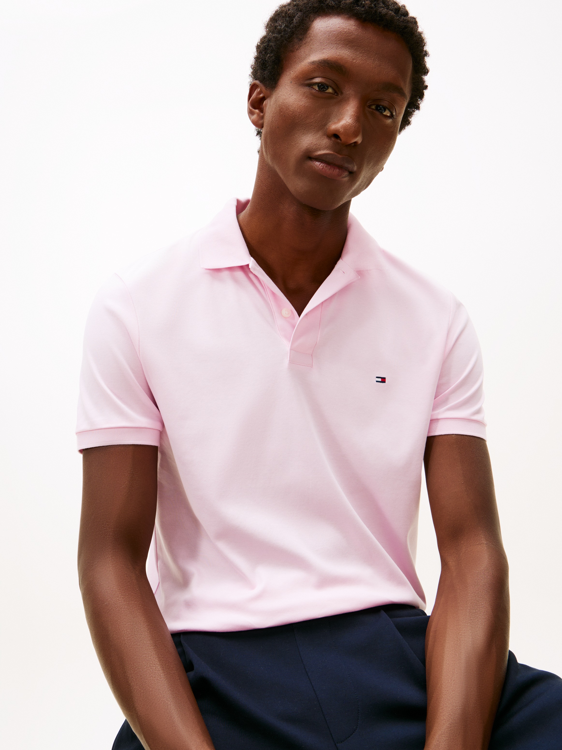 Tommy Hilfiger Poloshirt "LIQUID COTTON REGULAR SEASONAL" mit Logostickerei günstig online kaufen